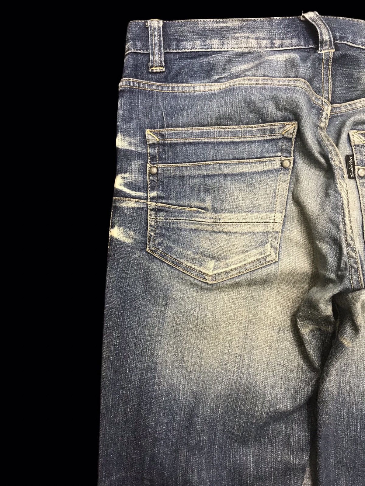 Japanese Brand 💥FLARE💥Tornado Mart Claws Fades ARCHIVAL Dirty Denim F239 Size US 32 / EU 48 - 11 Thumbnail
