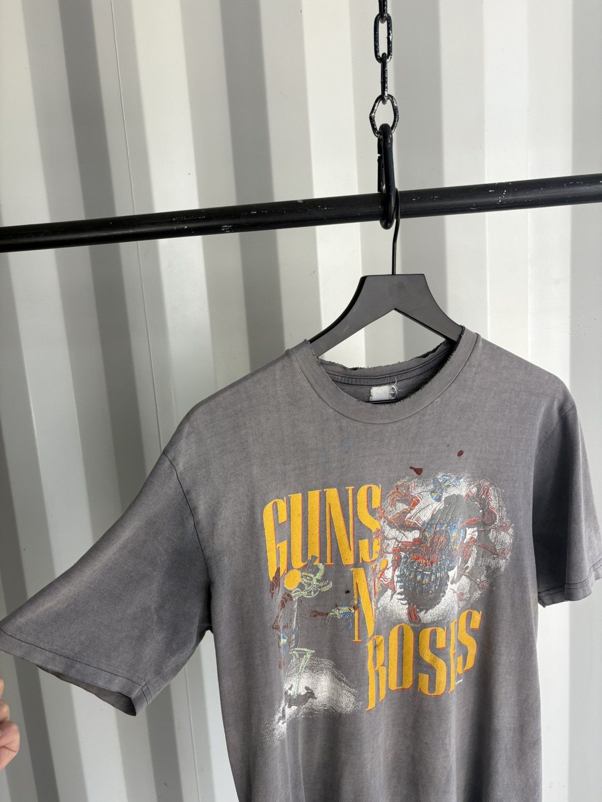 Band Tees Vintage Guns N Roses Shirt Faded Distressed GRUNGE Band Size US M / EU 48-50 / 2 - 4 Thumbnail
