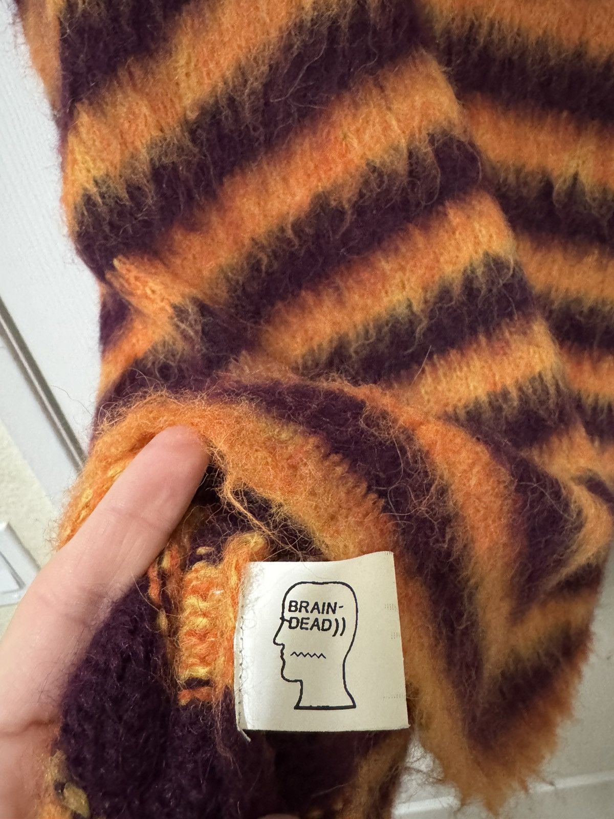 Brain Dead Blurry Lines Alpaca Sweater Size US XL / EU 56 / 4 - 5 Thumbnail