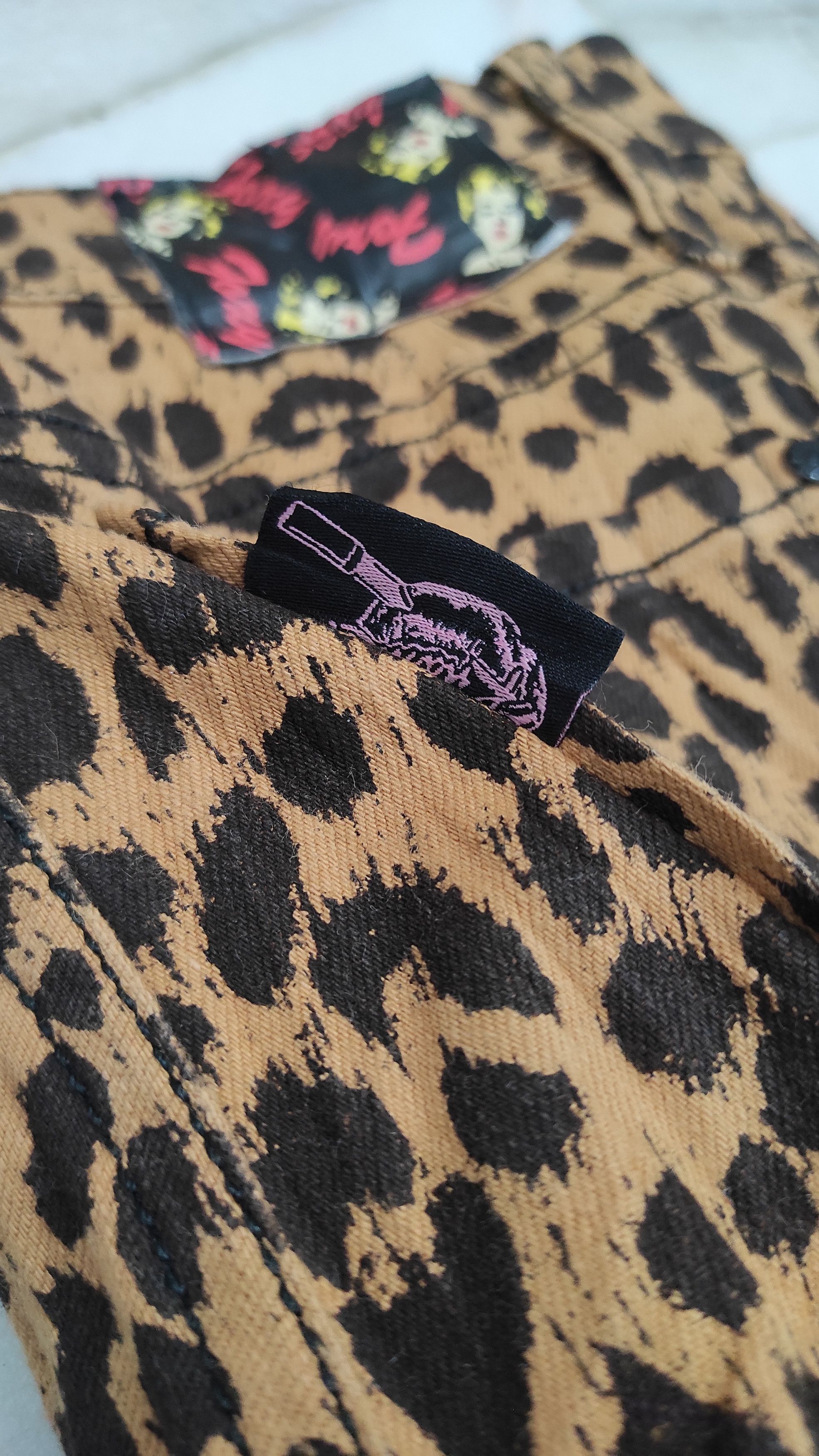 Japanese Brand Fw2000 RNA Japan X Foxy band leopard Print skinny jeans Size 27" / US 4 / IT 40 - 13 Thumbnail