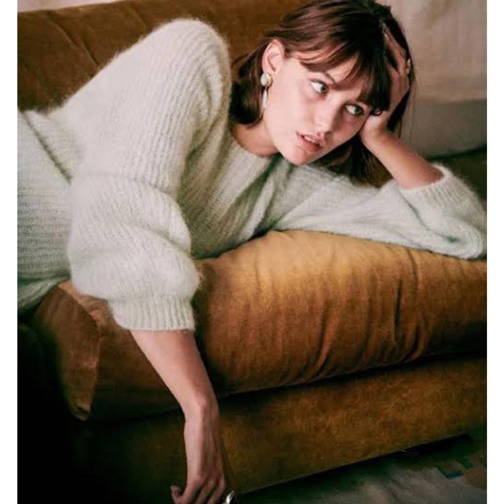 Sezane Rare Sezane mint light green Italy jumper sweater SZS Size S / US 4 / IT 40 - 1 Thumbnail