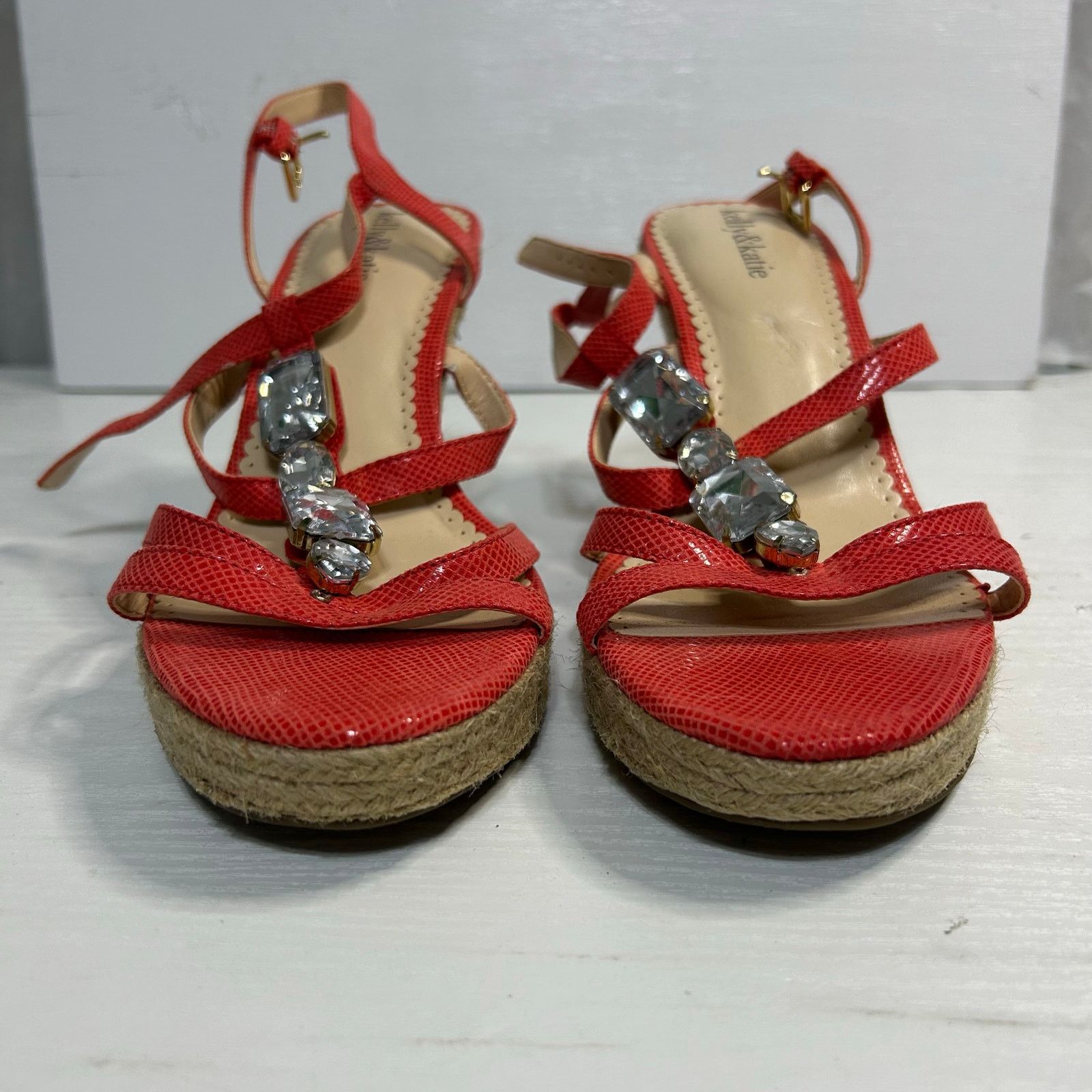Other Kelly & Katie Rachel Coral Espadrille Wedge 10 Size US 10 / IT 40 - 2 Thumbnail