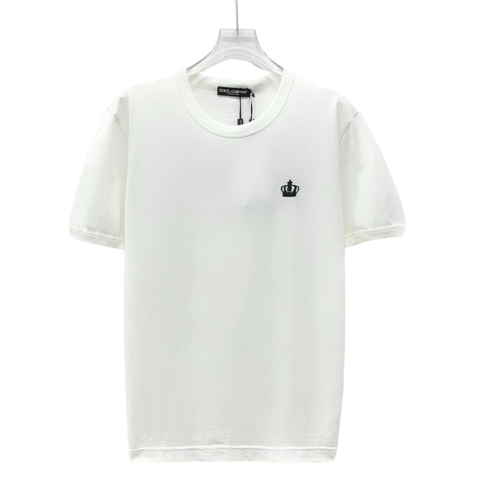 Dolce & Gabbana Dolce & Gabbana Crown Embroidery T-Shirt EU 46 Size US S / EU 44-46 / 1 - 1 Thumbnail