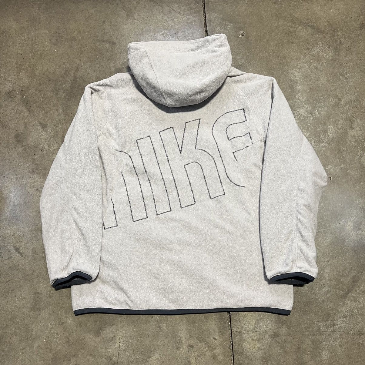 Nike × Vintage Vintage Nike Reversible Puffer Jacket Mini Swoosh Fleece Y2K Size US XL / EU 56 / 4 - 11 Thumbnail