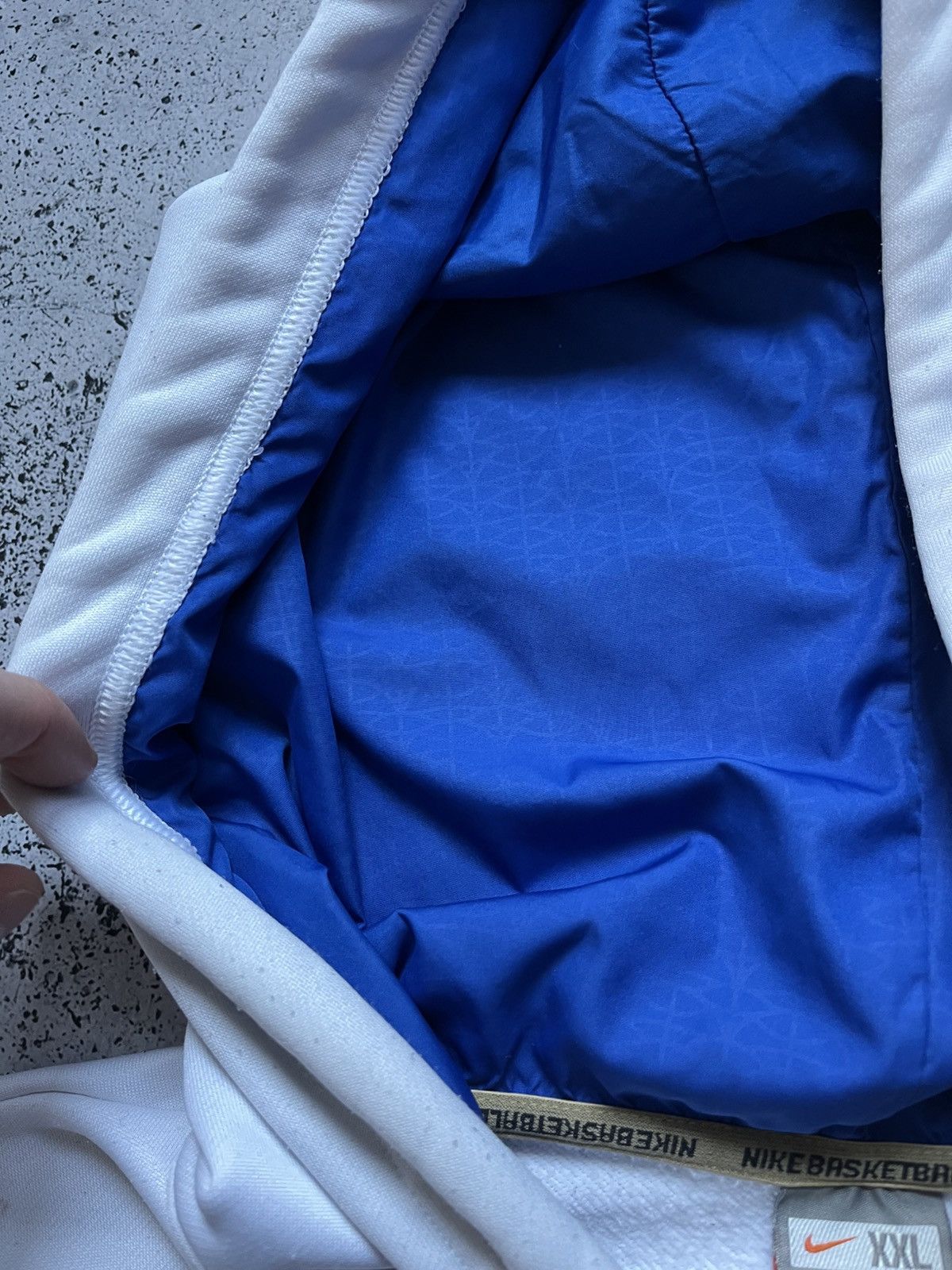 Nike × Vintage Vintage Nike Jacket Basketball Zip Hoodie Jordan Y2K USA Size US XXL / EU 58 / 5 - 7 Thumbnail