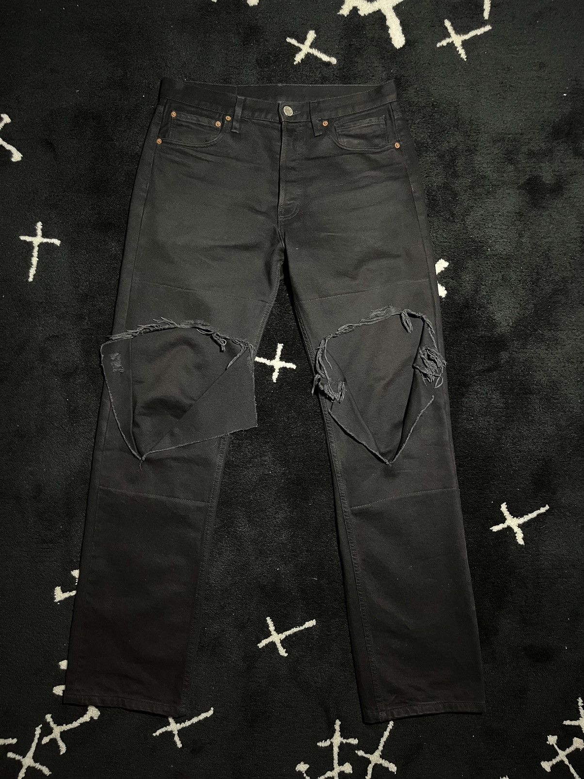 Vetements Vetements Transformer Big Shape Jeans | Grailed
