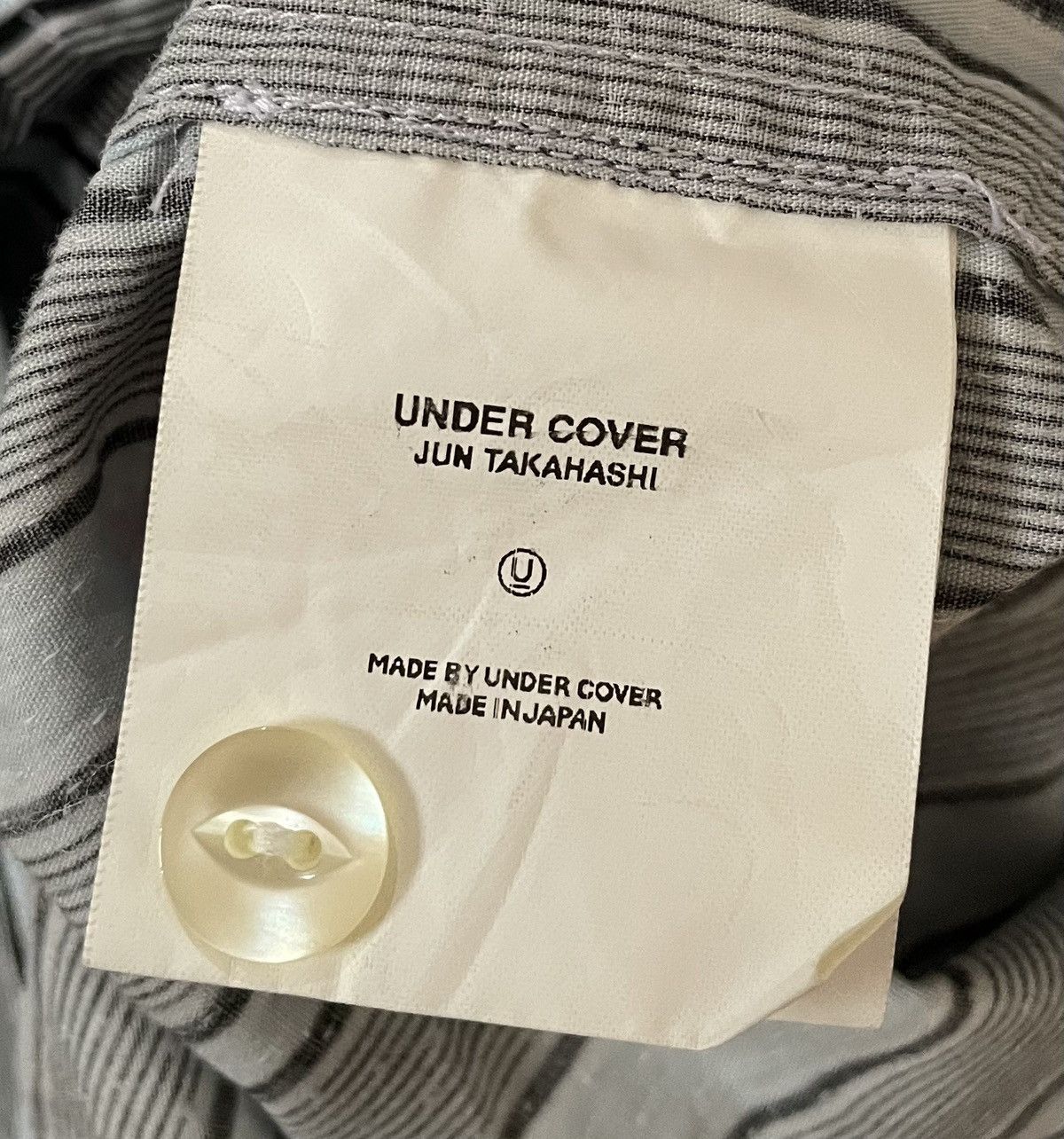 Undercover Vintage undercoverism striped boxy shirt Size US M / EU 48-50 / 2 - 4 Thumbnail