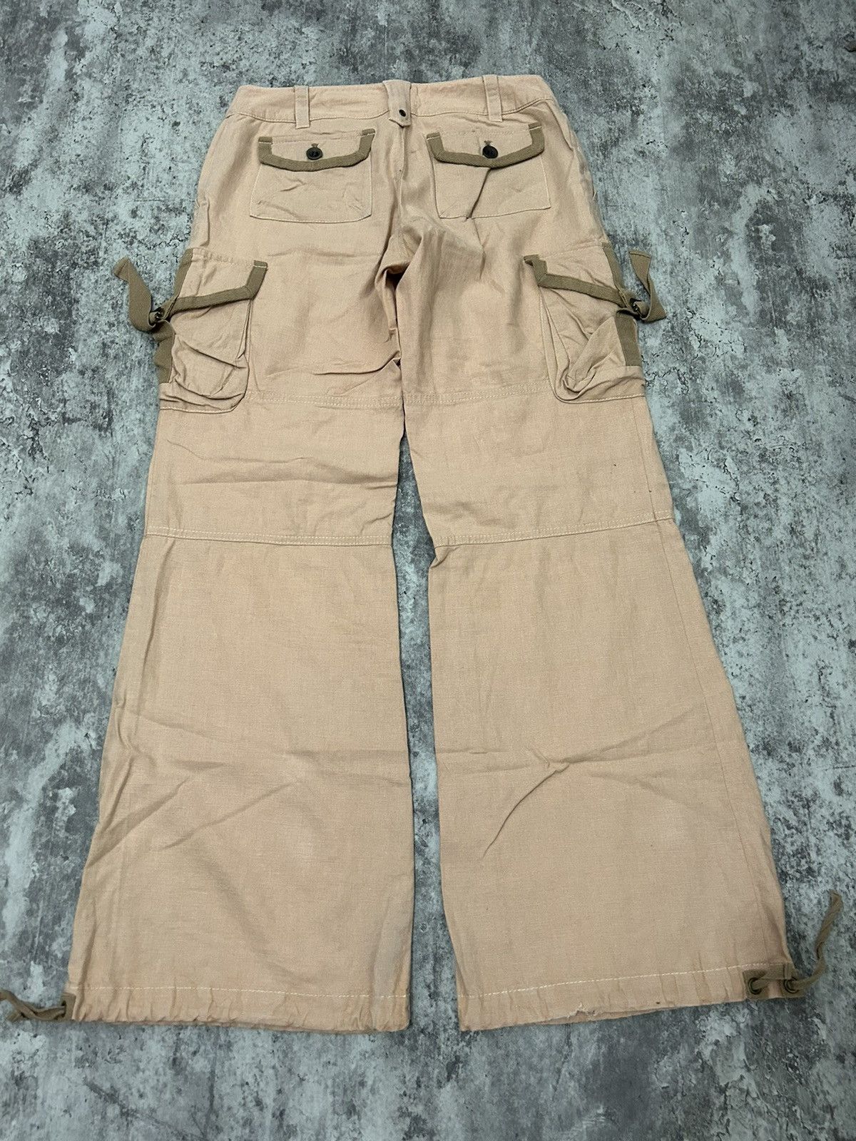 If Six Was Nine × Japanese Brand × Le Grande Bleu (L.G.B.) Ozoz Japan parachute Cargo Flare Pants Size US 30 / EU 46 - 5 Thumbnail