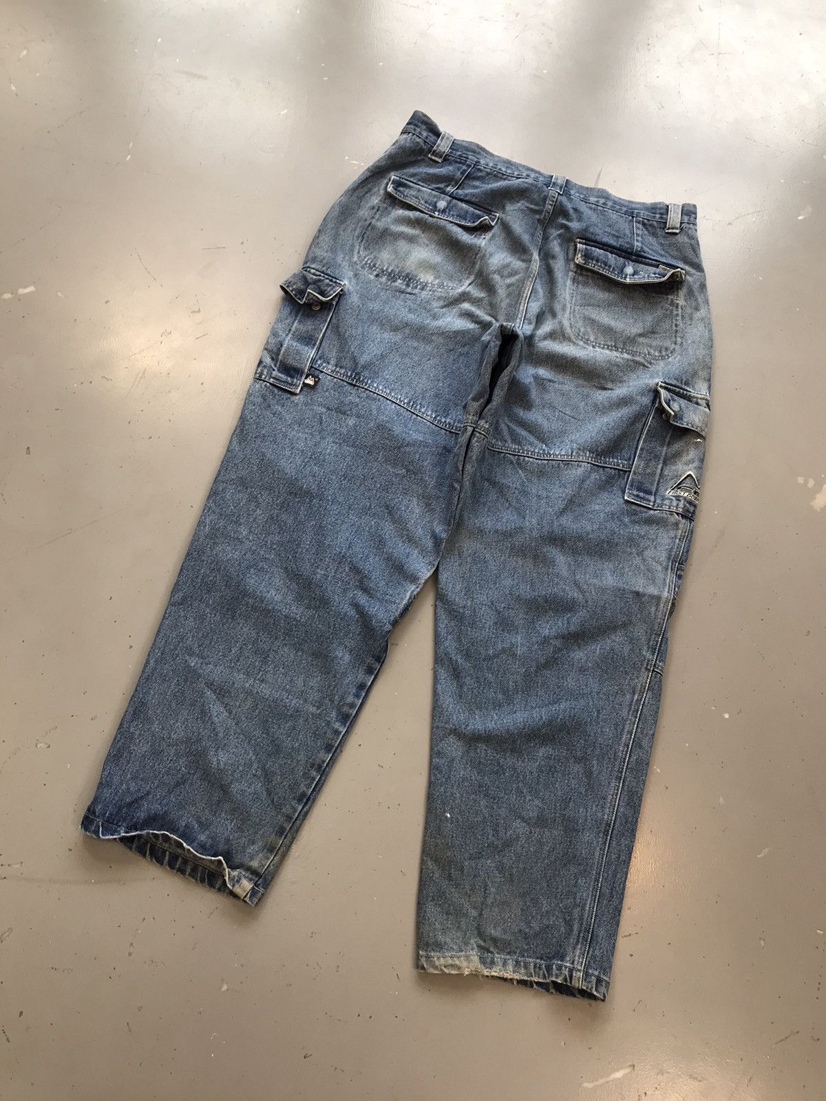 JNCO × Vintage Vintage first down multiple big pocket cargo denim Size US 40 / EU 56 - 9 Thumbnail