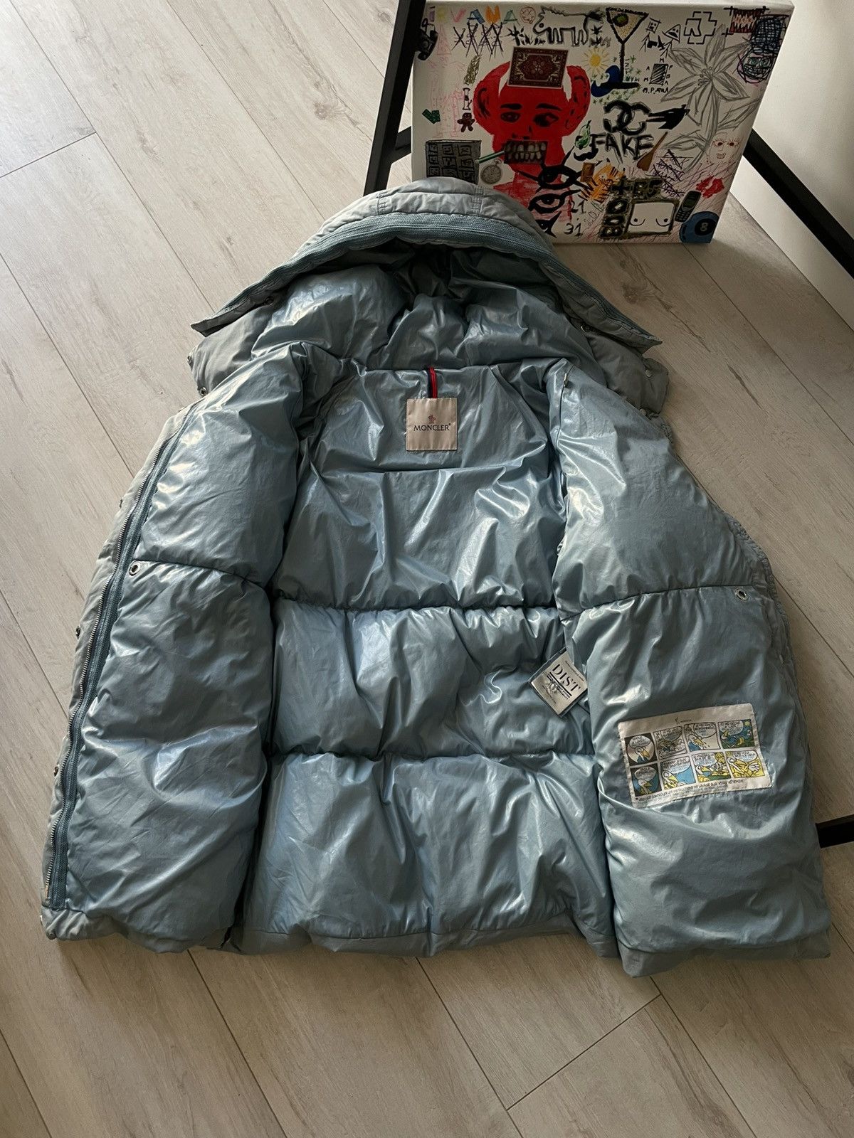 Moncler Moncler Puffer Down Jacket Blue Luxury Vintage 💥VERY RARE💥 Size US M / EU 48-50 / 2 - 5 Thumbnail
