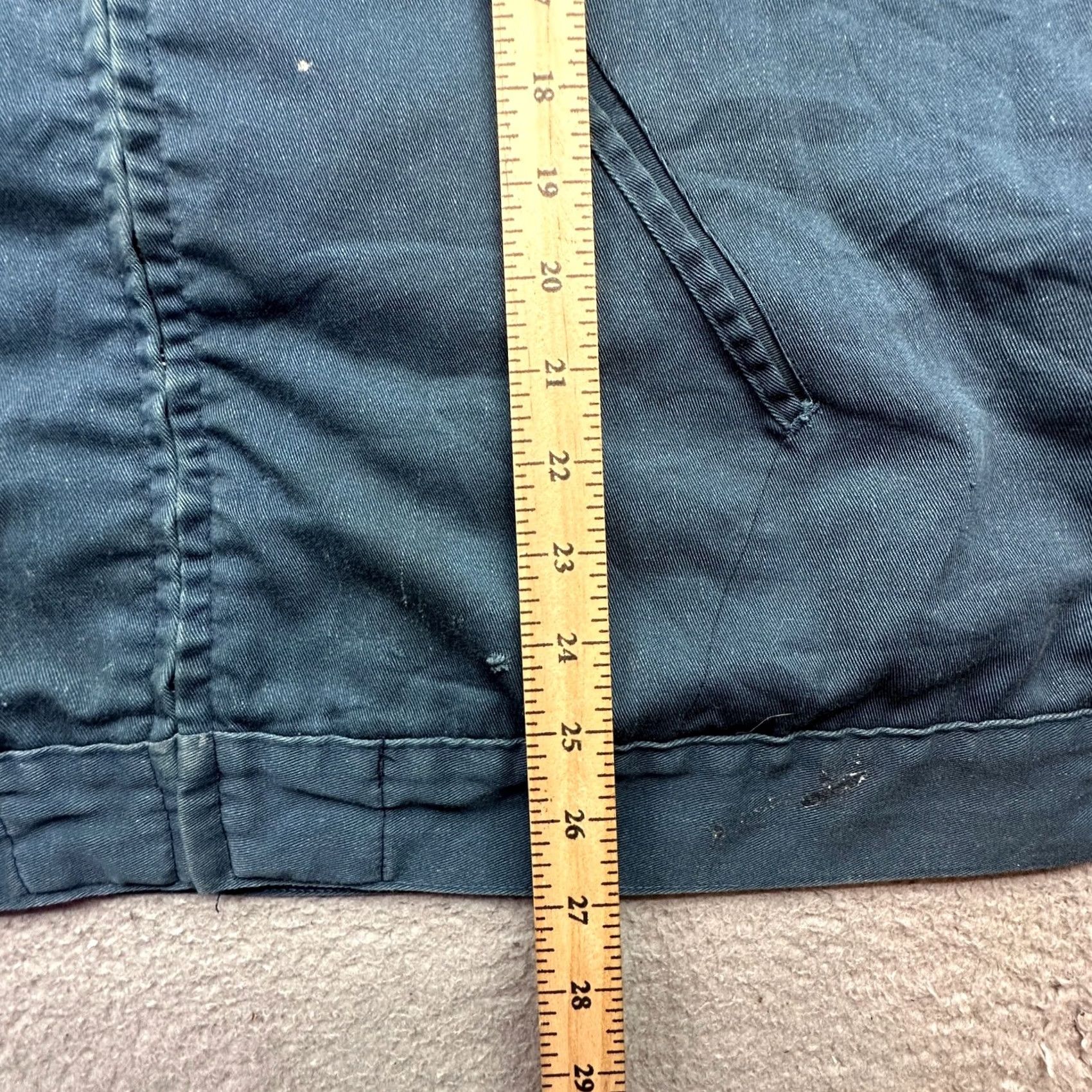 Dickies VINTAGE Dickies Eisenhower Mechanics Fleece Lined Work Jacket Mens 46 XL Blue Full Zip Streetwear 80s Mens Size US S / EU 44-46 / 1 - 5 Thumbnail