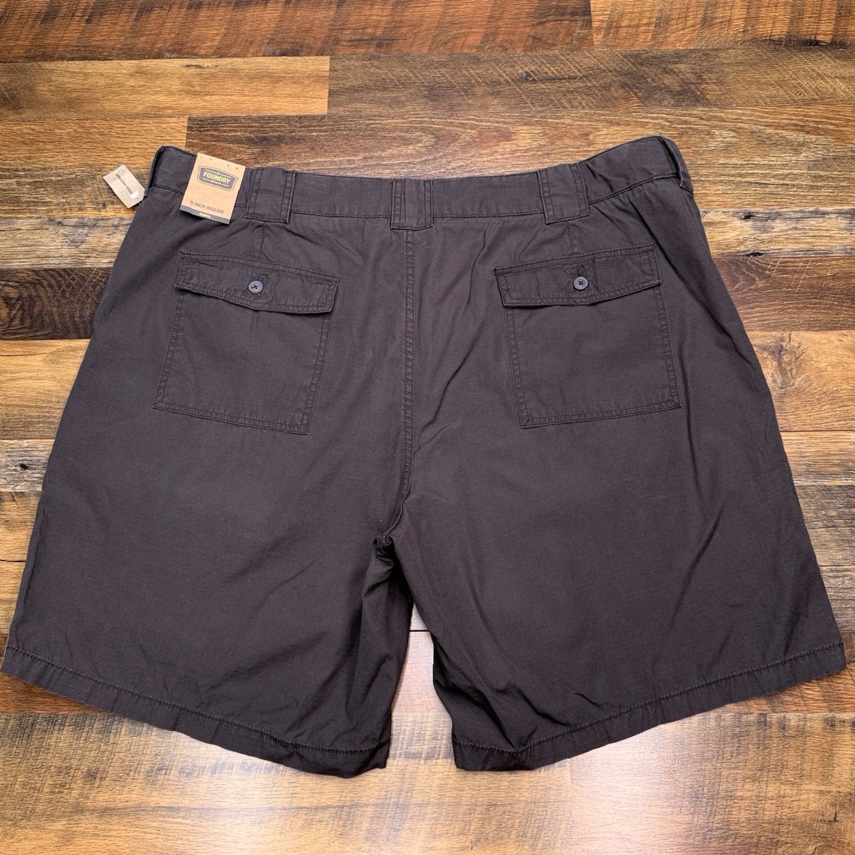 Vintage Foundry Cargo Shorts Mens 48 Gray Regular Waistband Extender New Size US 32 / EU 48 - 2 Thumbnail
