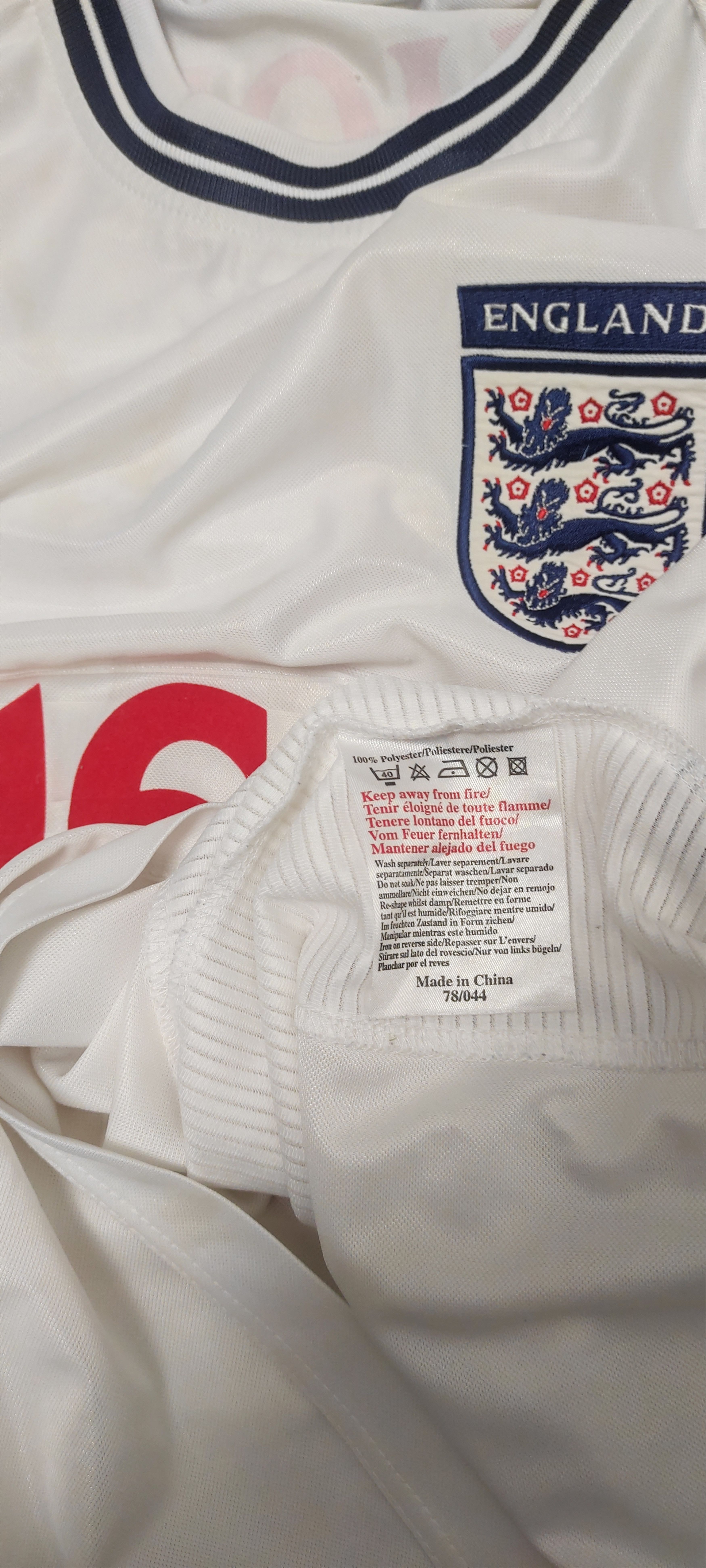 Umbro England #16 Scholes Home футболка 1999 - 2001 Size US XL / EU 56 / 4 - 5 Thumbnail