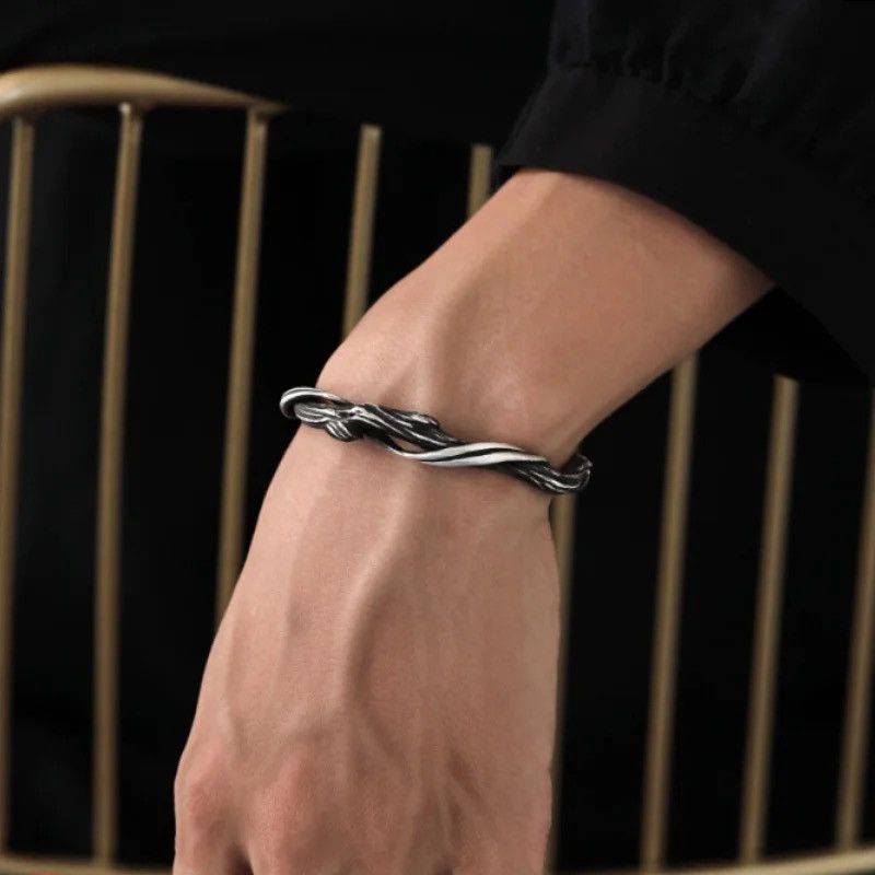 Jewelry × Vintage Retro Simple Design Driftwood Bracelet Size ONE SIZE - 1 Thumbnail