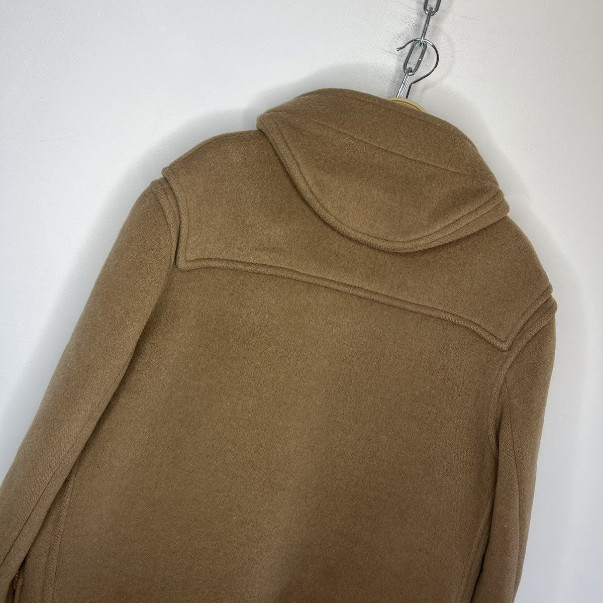 Burberry × Other UK BROWN BURBERRY DUFFLE COAT JACKET BLAZER WOOL ENGLAND OLD Size US L / EU 52-54 / 3 - 14 Thumbnail