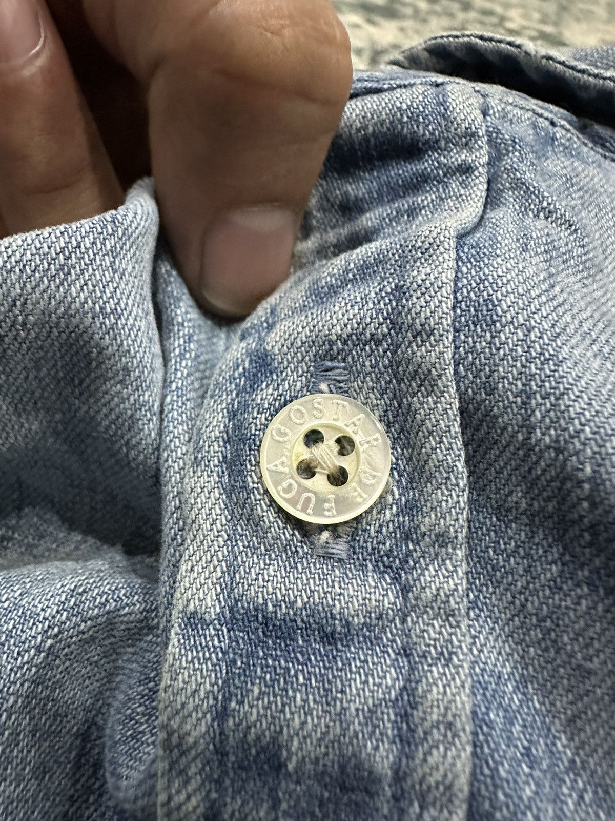 GOSTAR DE FUGA Gostar De Fuga Acid Wash Camo Button Up Shirt Size US S / EU 44-46 / 1 - 10 Thumbnail