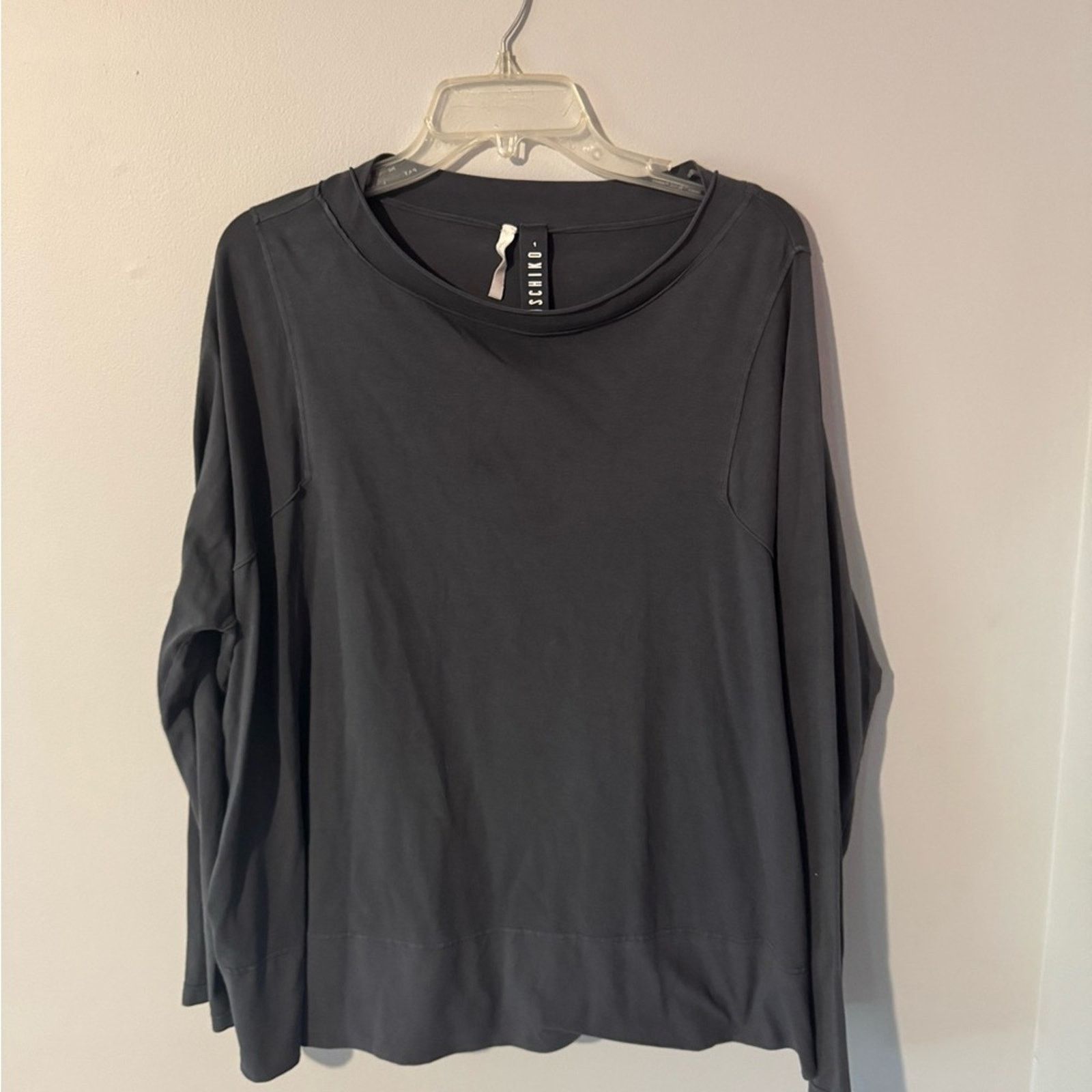 Other ISCHIKO long sleeve gray knit top size 1 = size medium Size M / US 6-8 / IT 42-44 - 2 Thumbnail