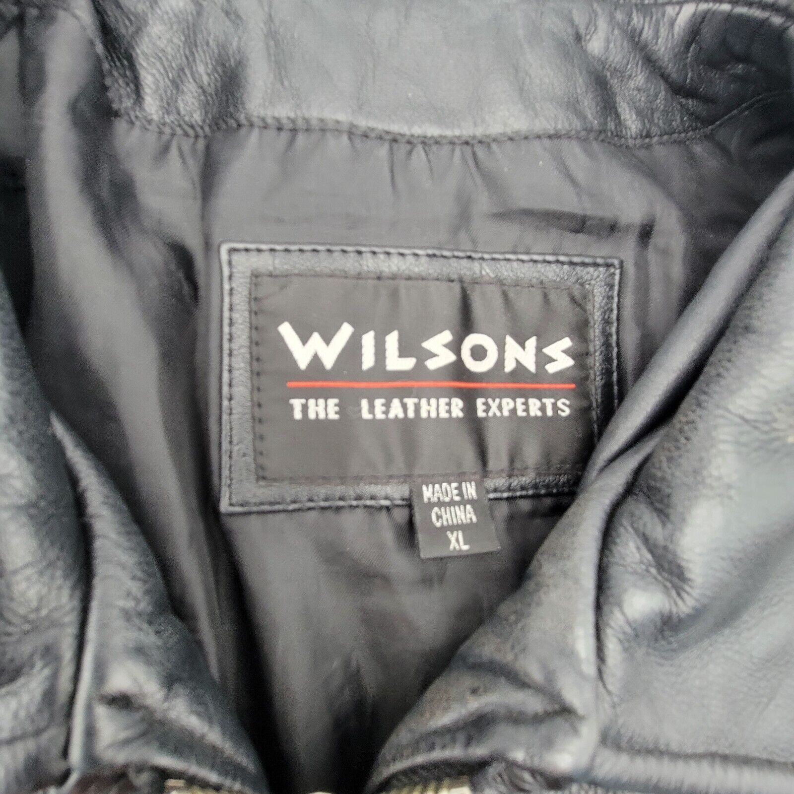 Wilsons Leather Wilson’s Leather Black Moto Jacket XL Size XL / US 12-14 / IT 48-50 - 7 Thumbnail