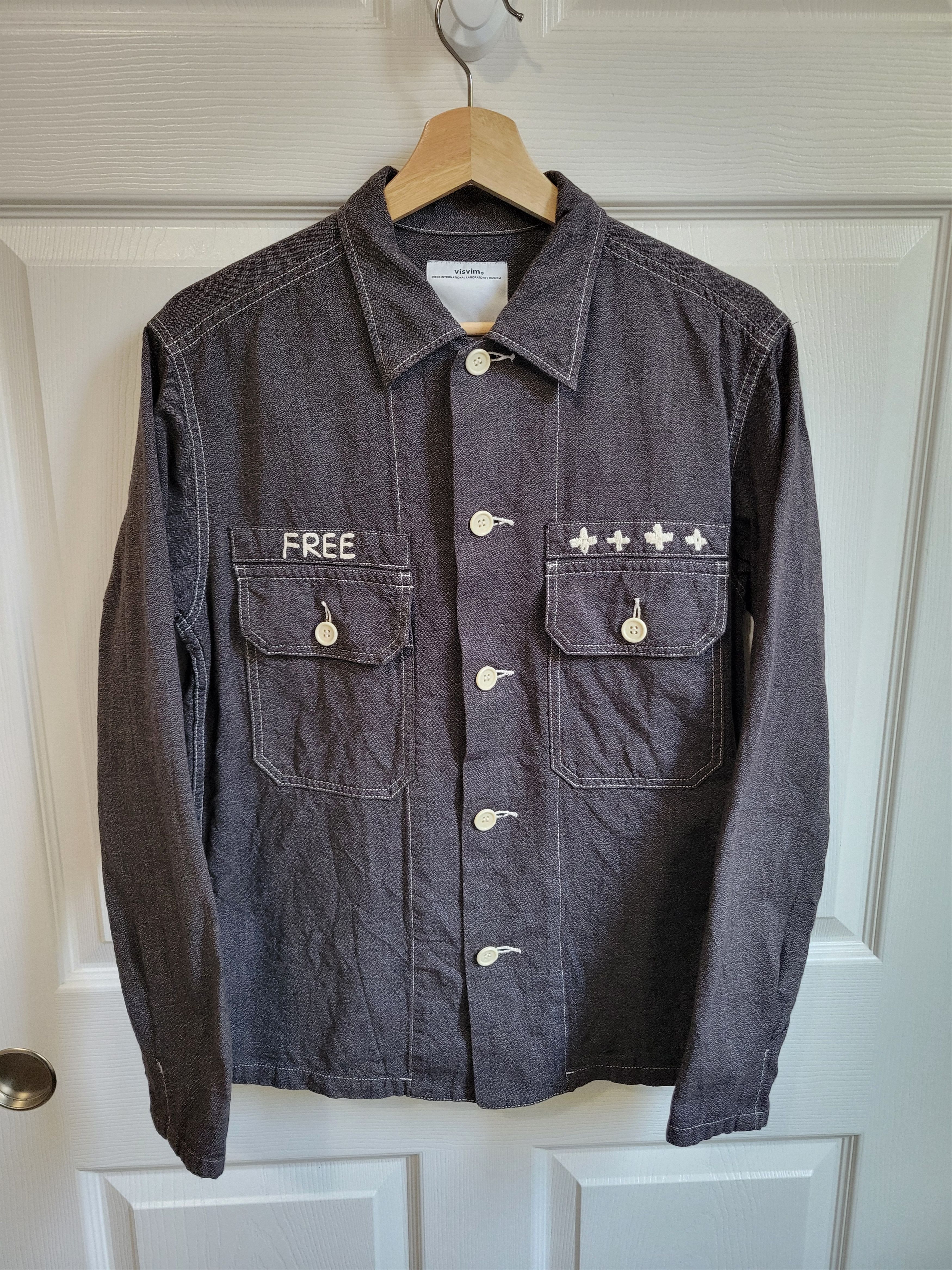 Visvim Kurtz Chambray Work Shirt Size US S / EU 44-46 / 1 - 4 Thumbnail