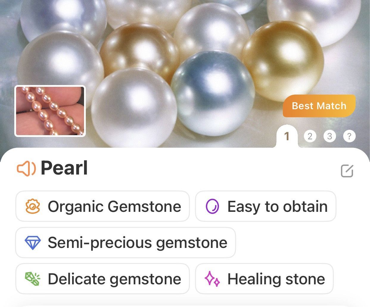 Vintage Vintage 70s elegant light peach genuine pearl necklace Size ONE SIZE - 9 Thumbnail