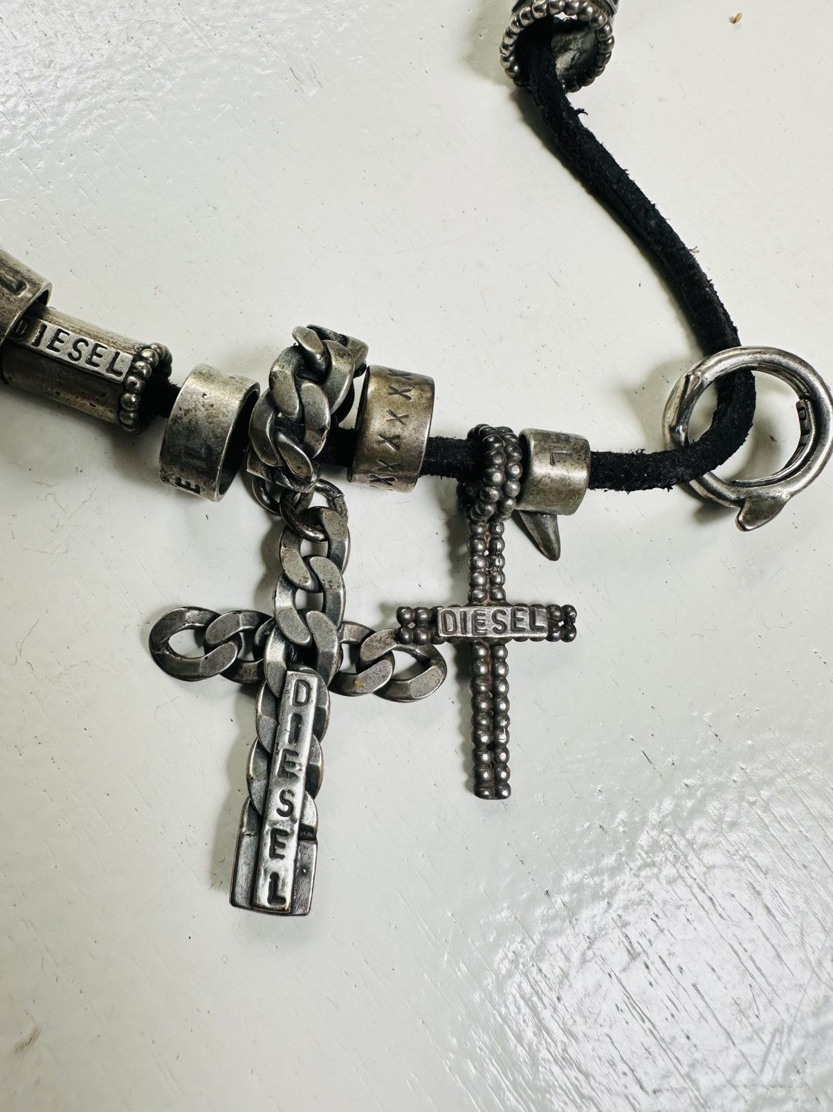 Diesel Diesel pendant necklace vintage men Size ONE SIZE - 3 Thumbnail