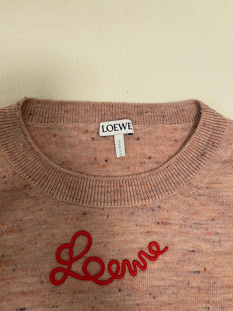 トップス Loewe Patchwork Cardigan LOEWE Knitted cardigan in patchwork wool