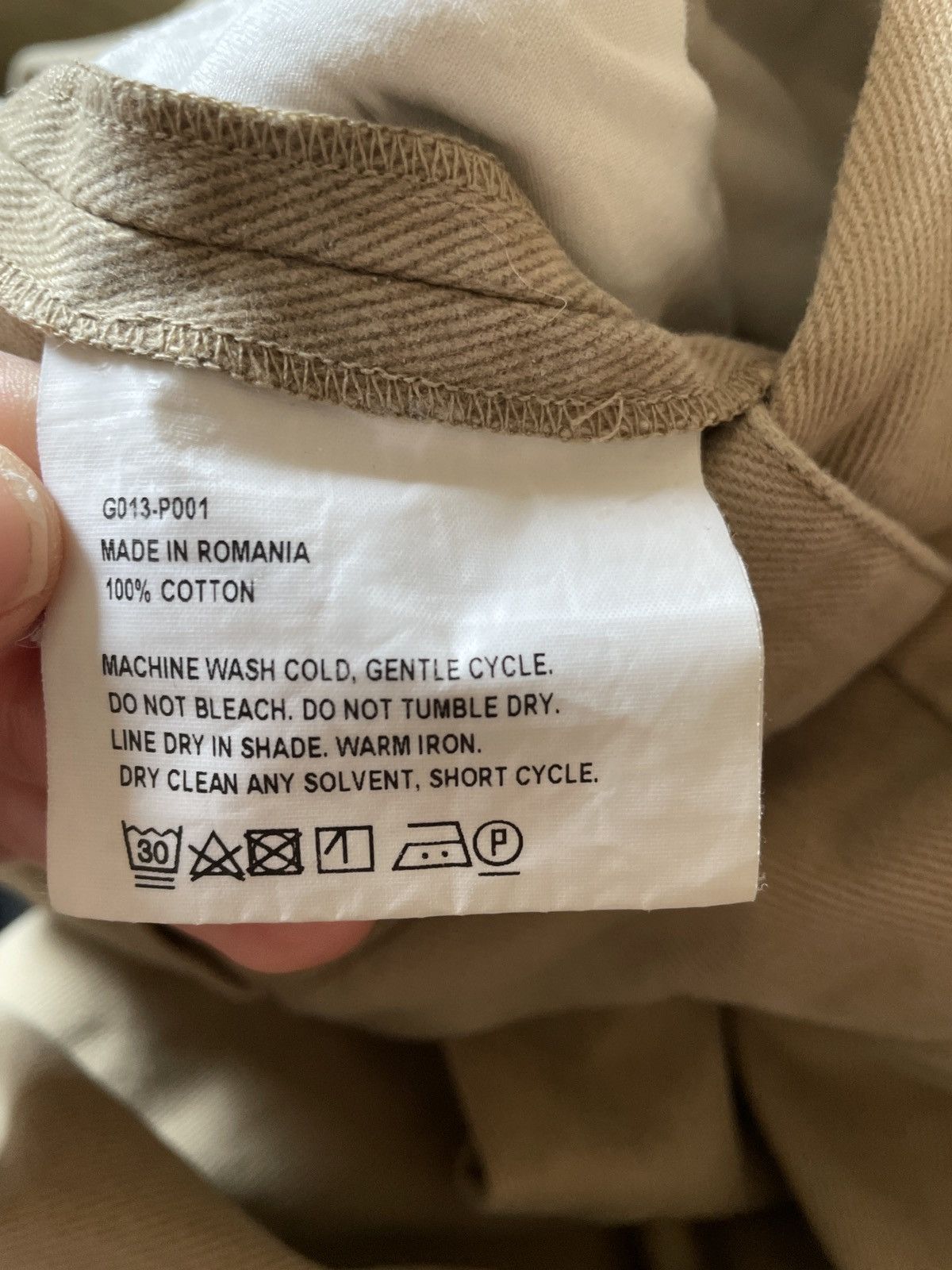 Gosha Rubchinskiy Gosha Rubchinskiy Chino Pants Size US 30 / EU 46 - 3 Thumbnail