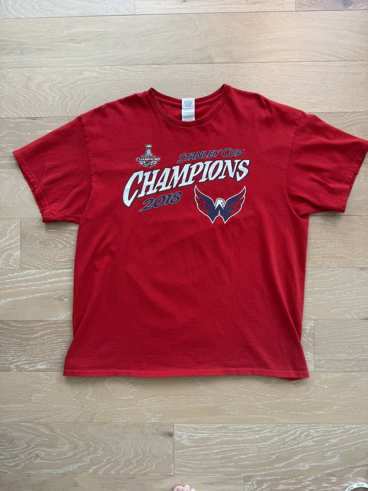 NHL Washington Capitals Stanley Cup Champions 2018 NHL Shirt Size US XL / EU 56 / 4 - 3 Thumbnail