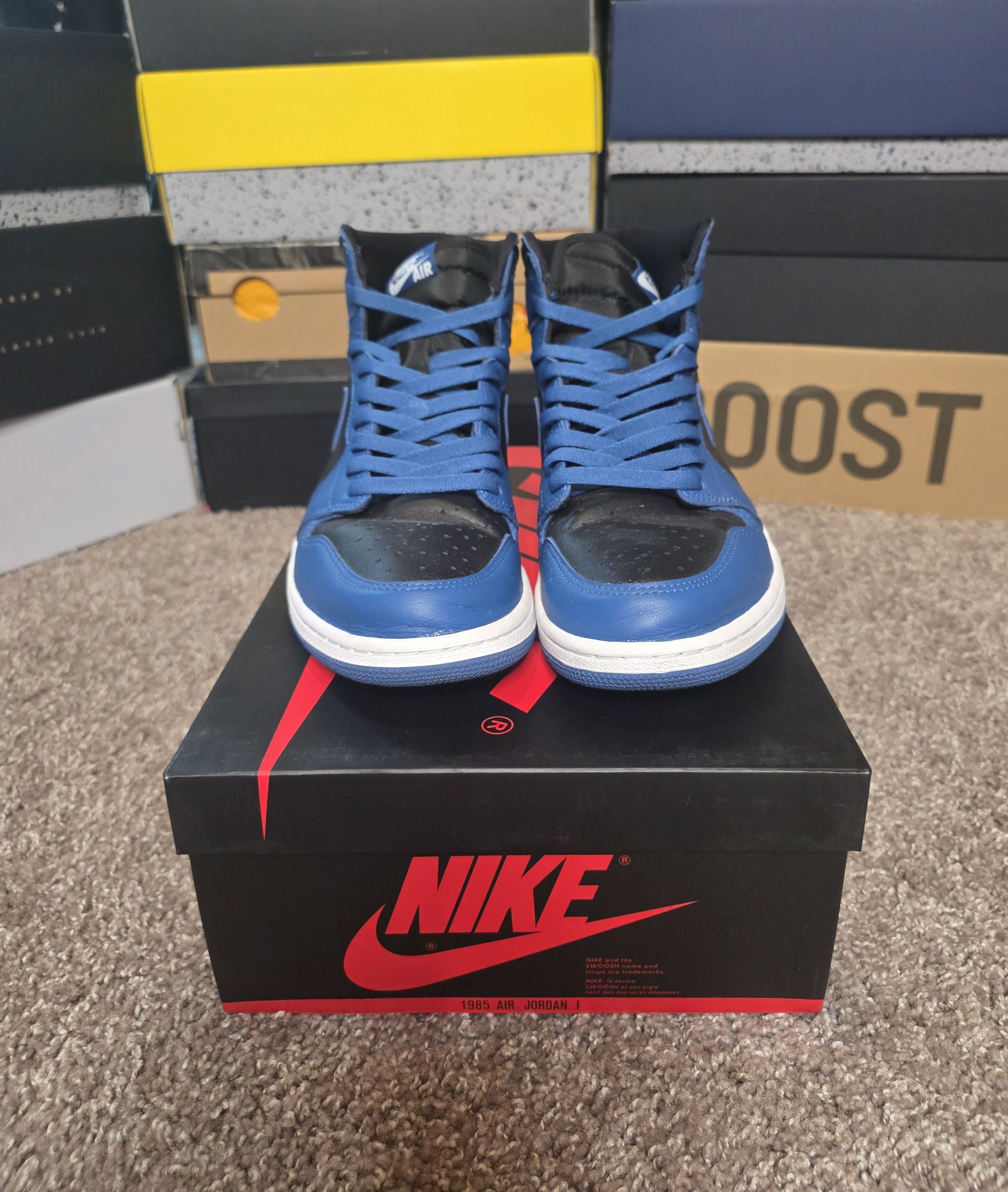 Jordan Brand Air Jordan 1 Dark Marina Blue Size US 11 / EU 44 - 5 Thumbnail