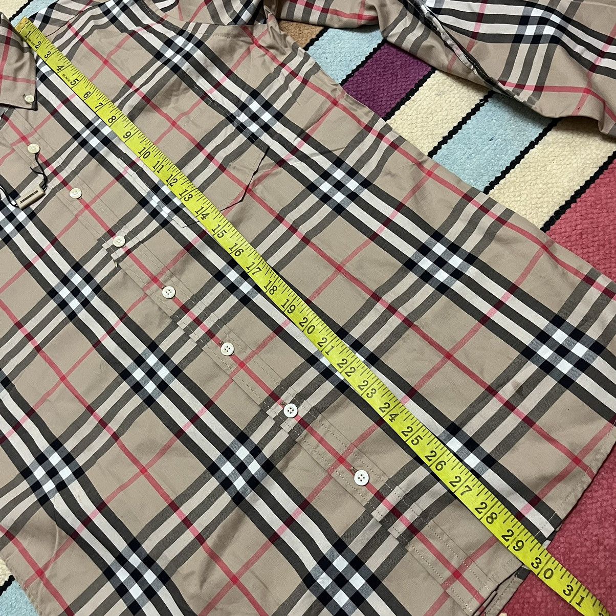 Burberry × Burberry Prorsum Authentic Burberry Nova Check Longsleeve Shirt Size US M / EU 48-50 / 2 - 9 Thumbnail