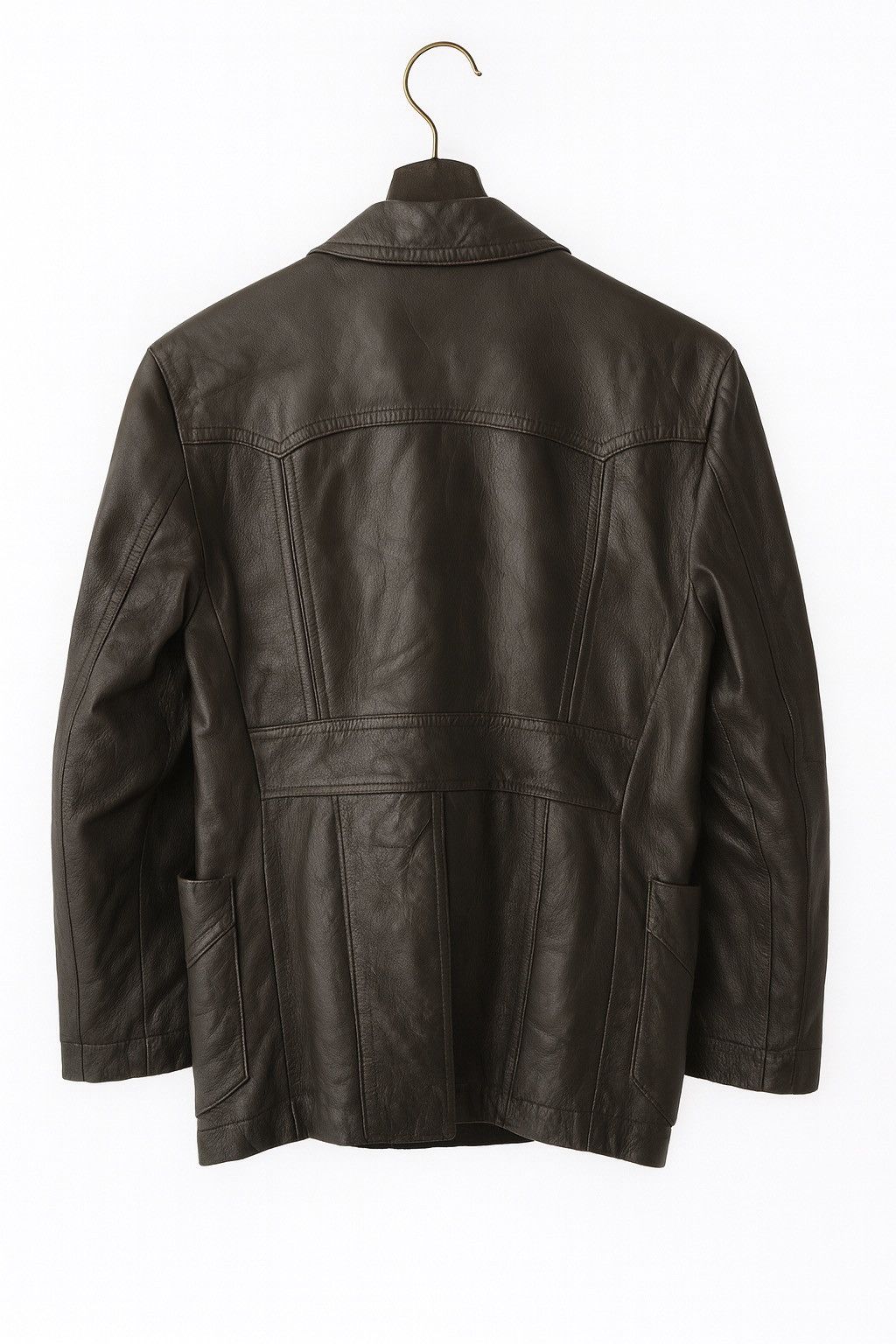 Vintage Vintage Black Leather Jacket – Classic Men’s Outerwear Size US S / EU 44-46 / 1 - 2 Thumbnail