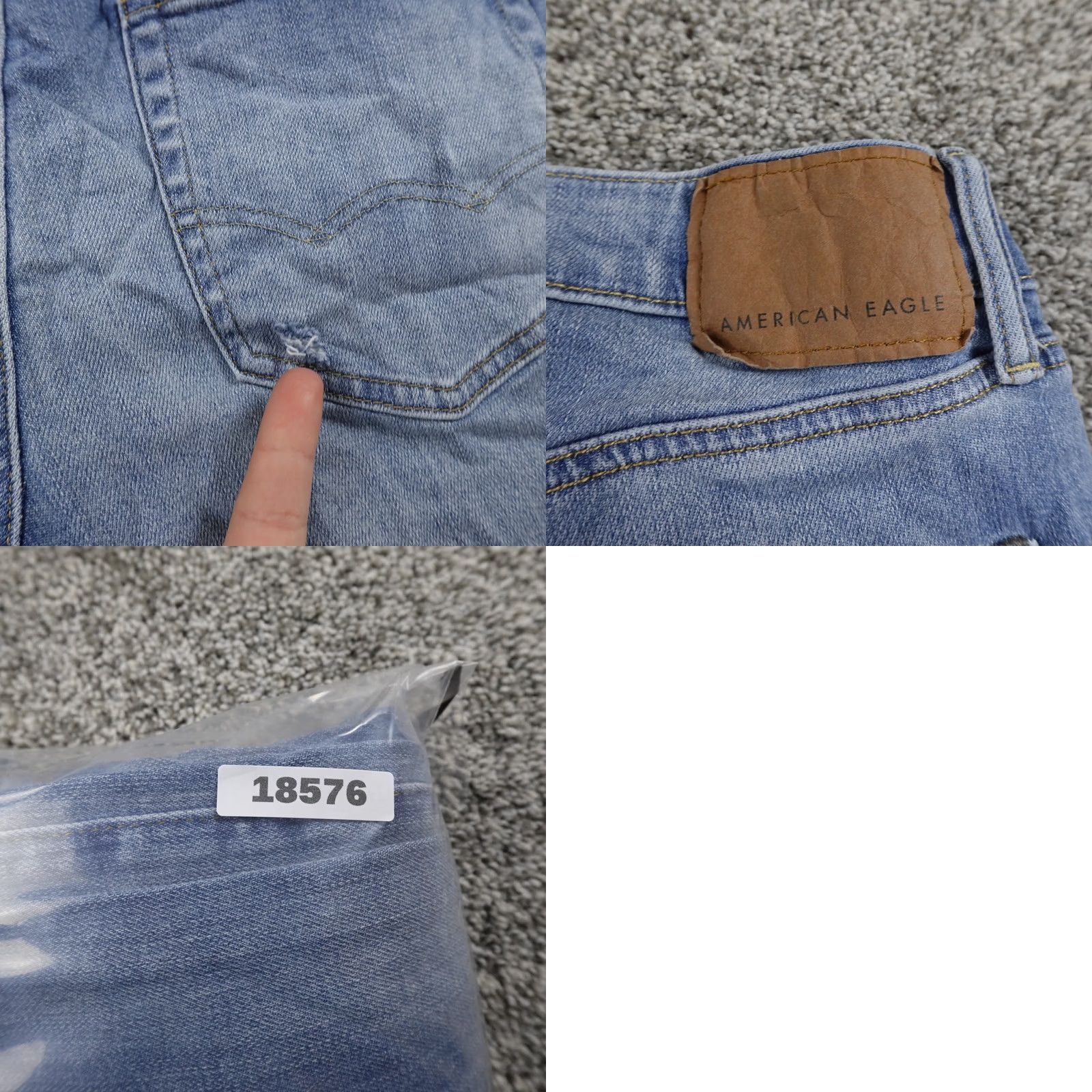 American Eagle Outfitters American Eagle Outfitters Jeans Mens 32X30 Dark Blue Denim Slim Straight Stretch Flex Pants Regular 32 Blue Jeans Mens Size US 32 / EU 48 - 9 Thumbnail