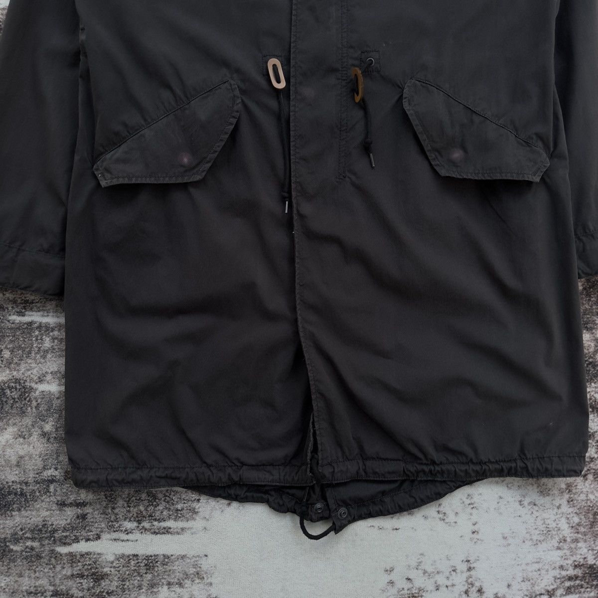 Alpha Industries VINTAGE ALPHA INDUSTRIES BLACK M-65 FISHTAIL PARKA JACKET Size L / US 10 / IT 46 - 5 Thumbnail