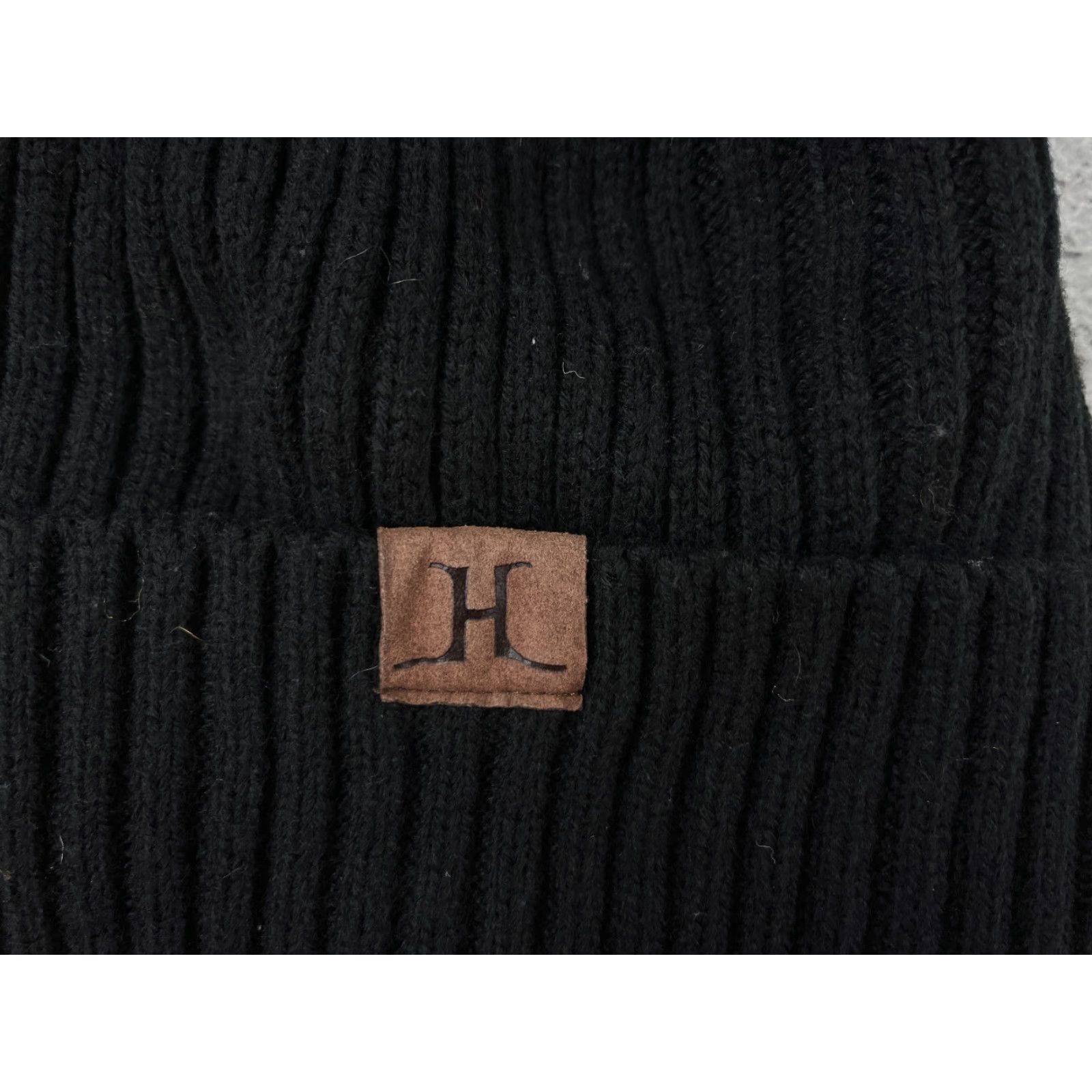 Vintage Rayli Beanie Toque Adult One Size Black Knit Acrylic Polyester Lined Snow Ski Hat Men Beanie Size ONE SIZE - 2 Thumbnail