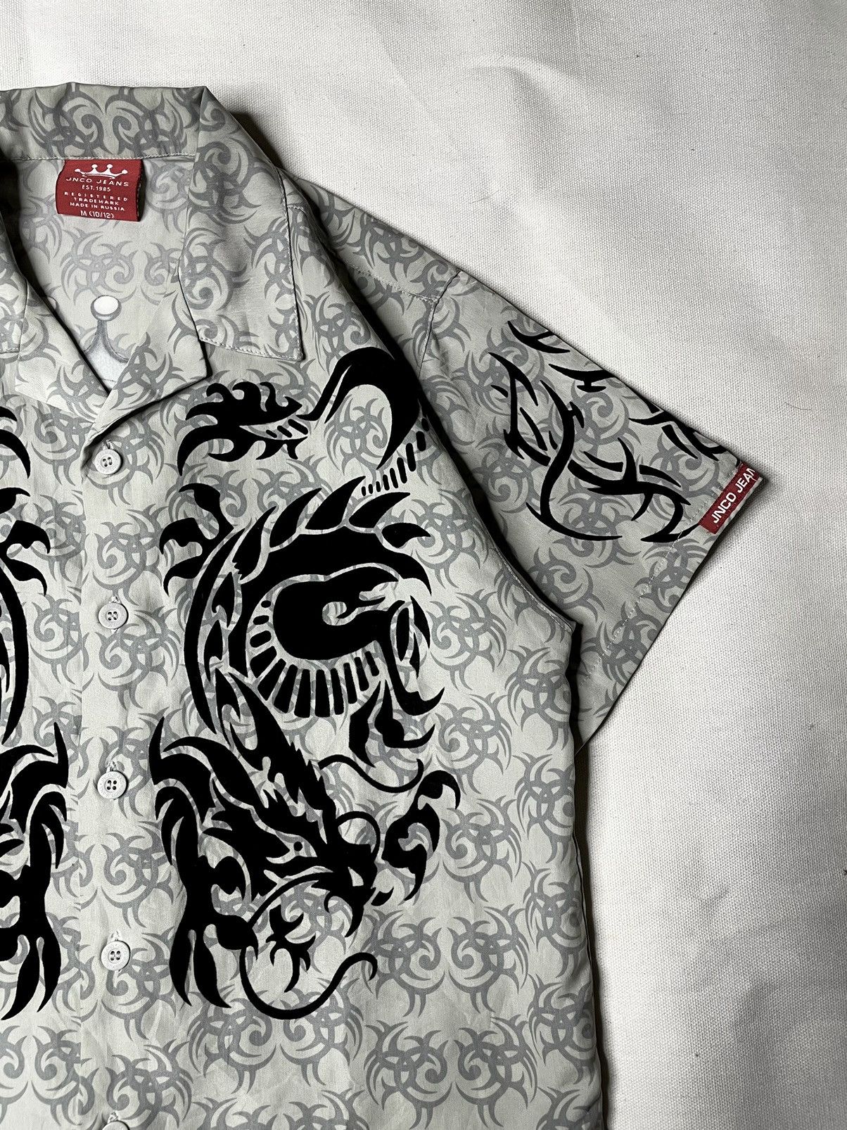JNCO JNCO TRIBAL DRAGON Y2K AOP - JNCO SHIRT - JNCO JEANS Size US M / EU 48-50 / 2 - 13 Thumbnail