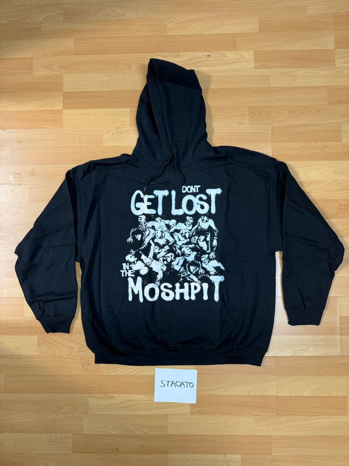 Band Tees × Rap Tees $NOT Mosh Pit Hoodie Black XXL Size US XXL / EU 58 / 5 - 1 Thumbnail