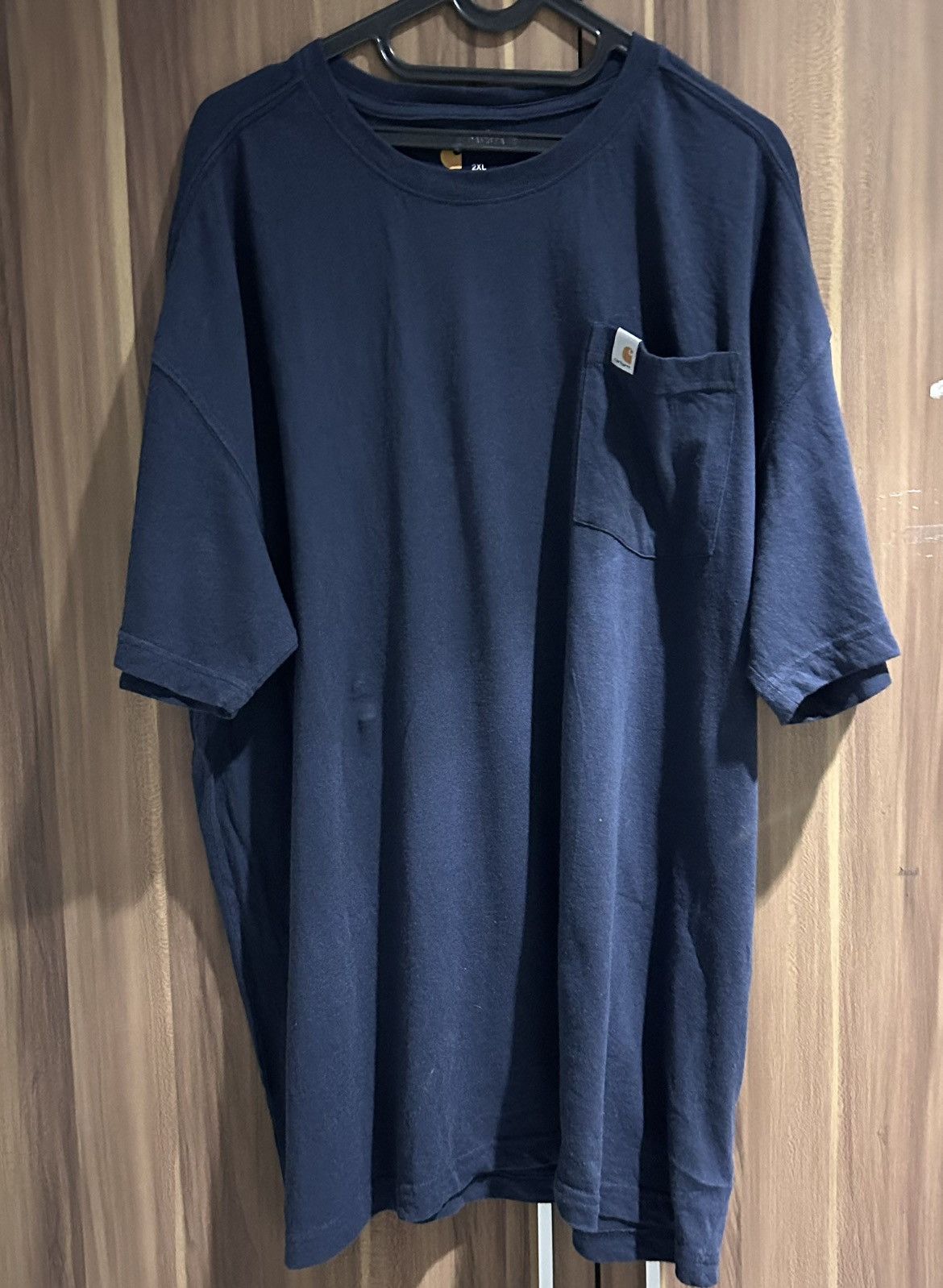Carhartt Carhartt tshirt navy vintage Size US XXL / EU 58 / 5 - 1 Thumbnail