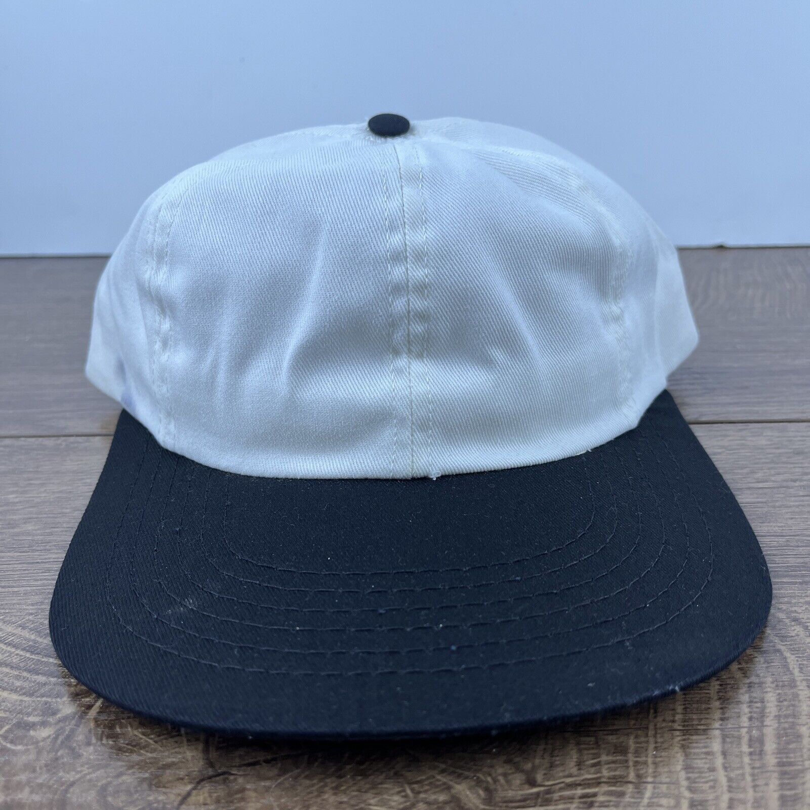 Other Plain White Black Hat White Hat Adjustable Snapback Adult Si Size ONE SIZE - 2 Thumbnail