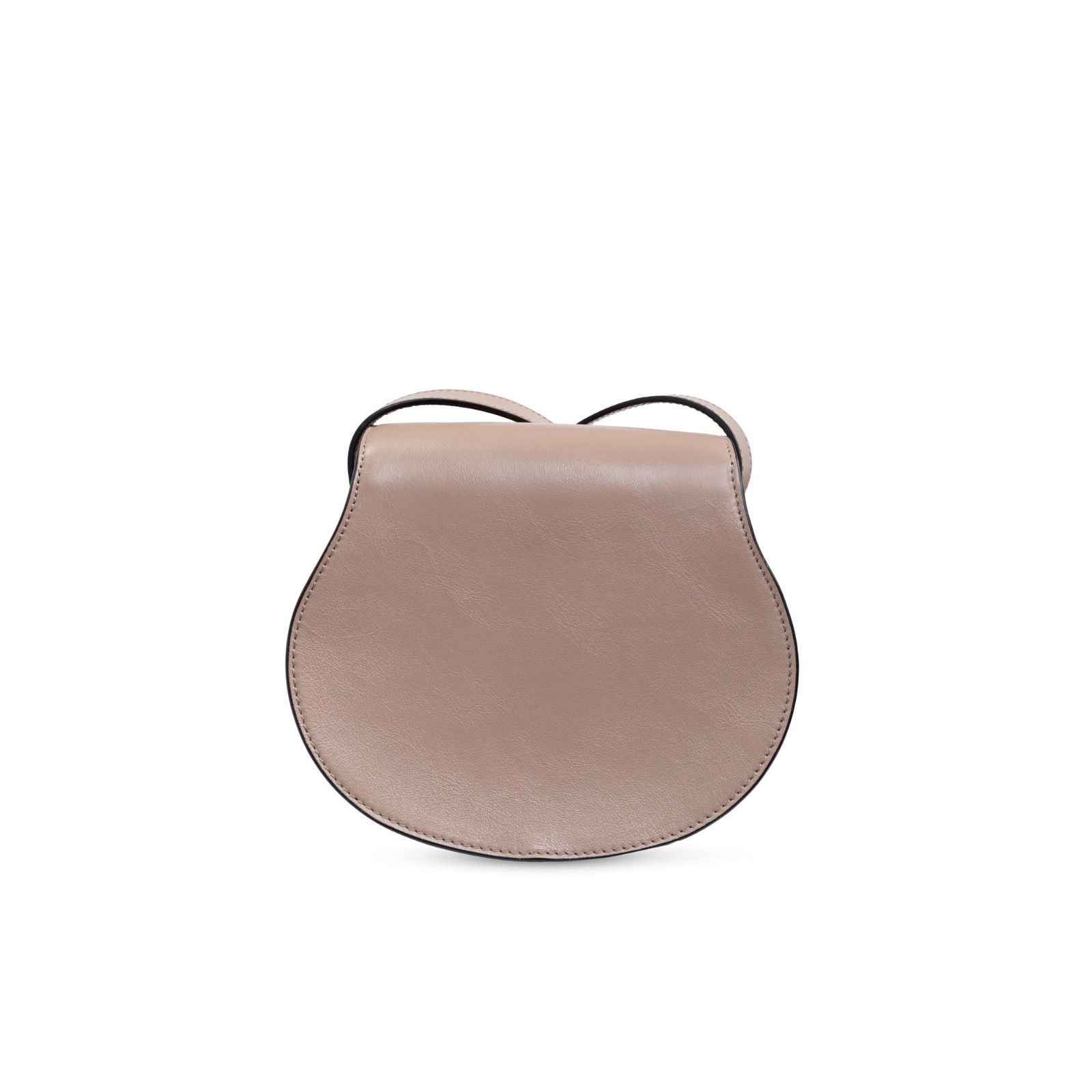 Chloe Chloe Small Saddle Deep Beige Grained Leather Shoulder Bag N Size ONE SIZE - 2 Thumbnail