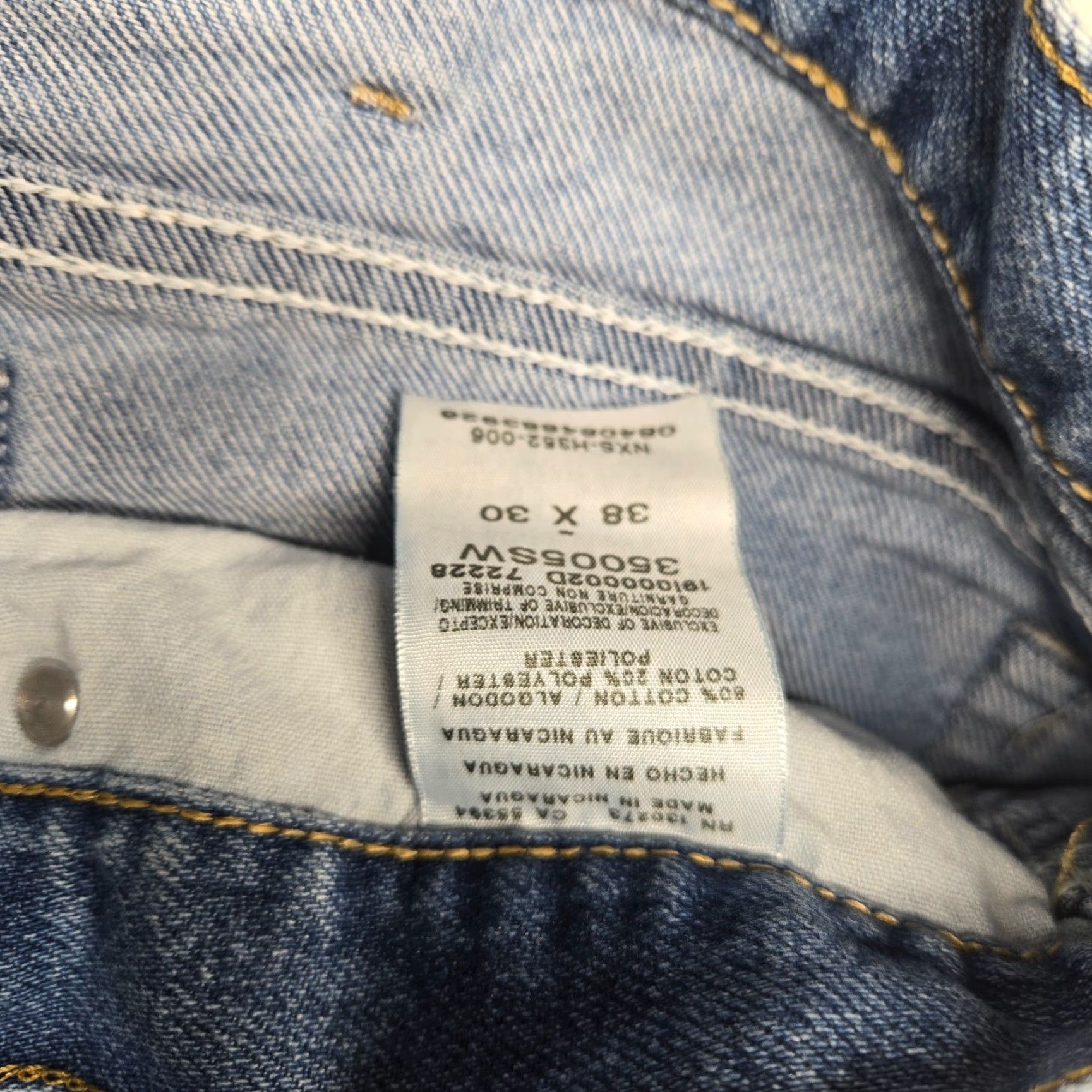 Wrangler Wrangler Rugged Wear Blue Jeans 35005SW Adult Men's Regular 38 X 30 Cowboy Size US 38 / EU 54 - 3 Thumbnail