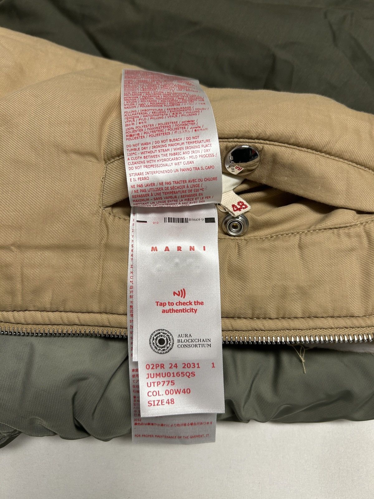 Marni FW2024 50/50 Split Bomber Jacket Size US M / EU 48-50 / 2 - 12 Thumbnail