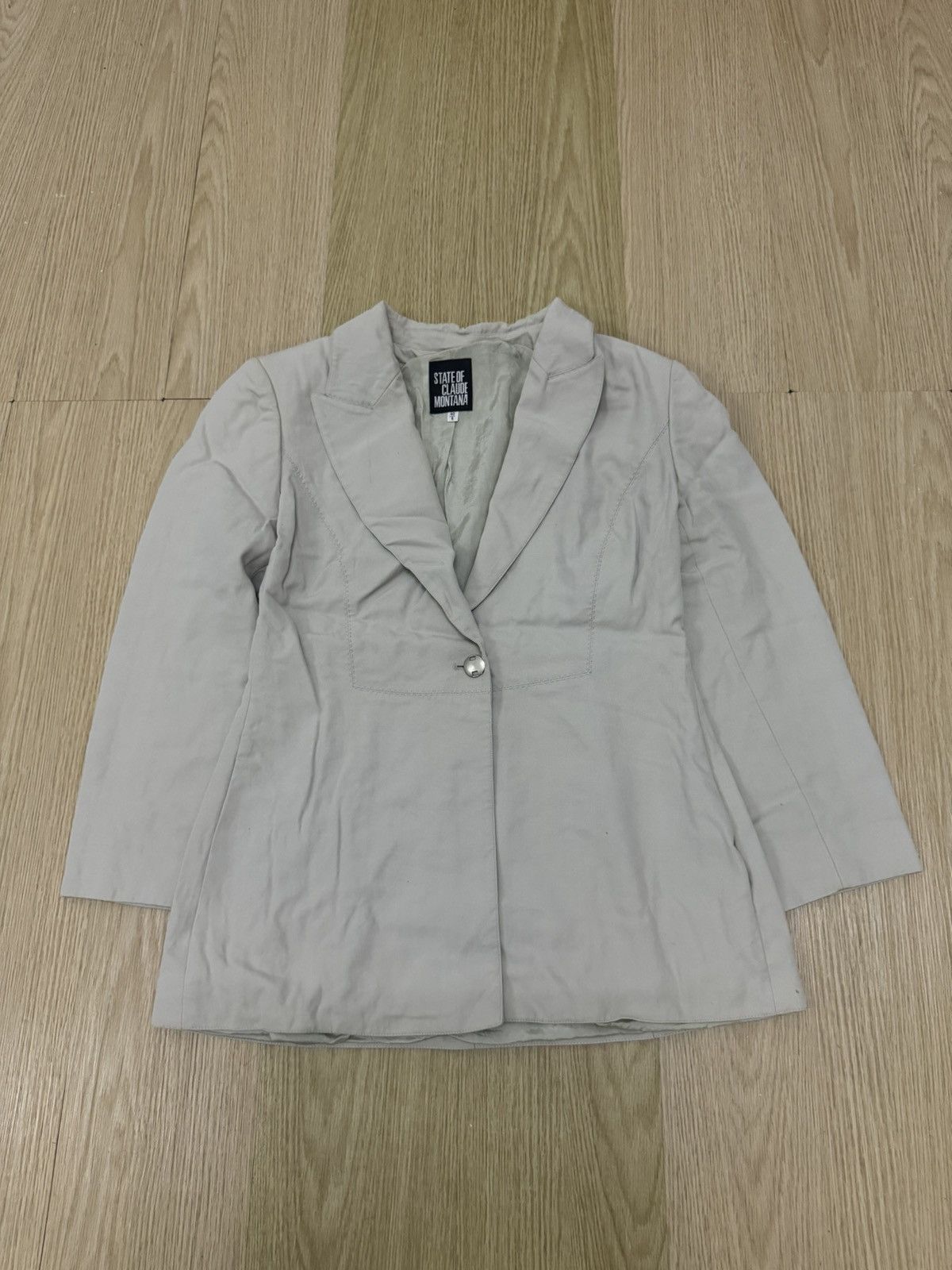 State Of Claude Montana single button blazer
