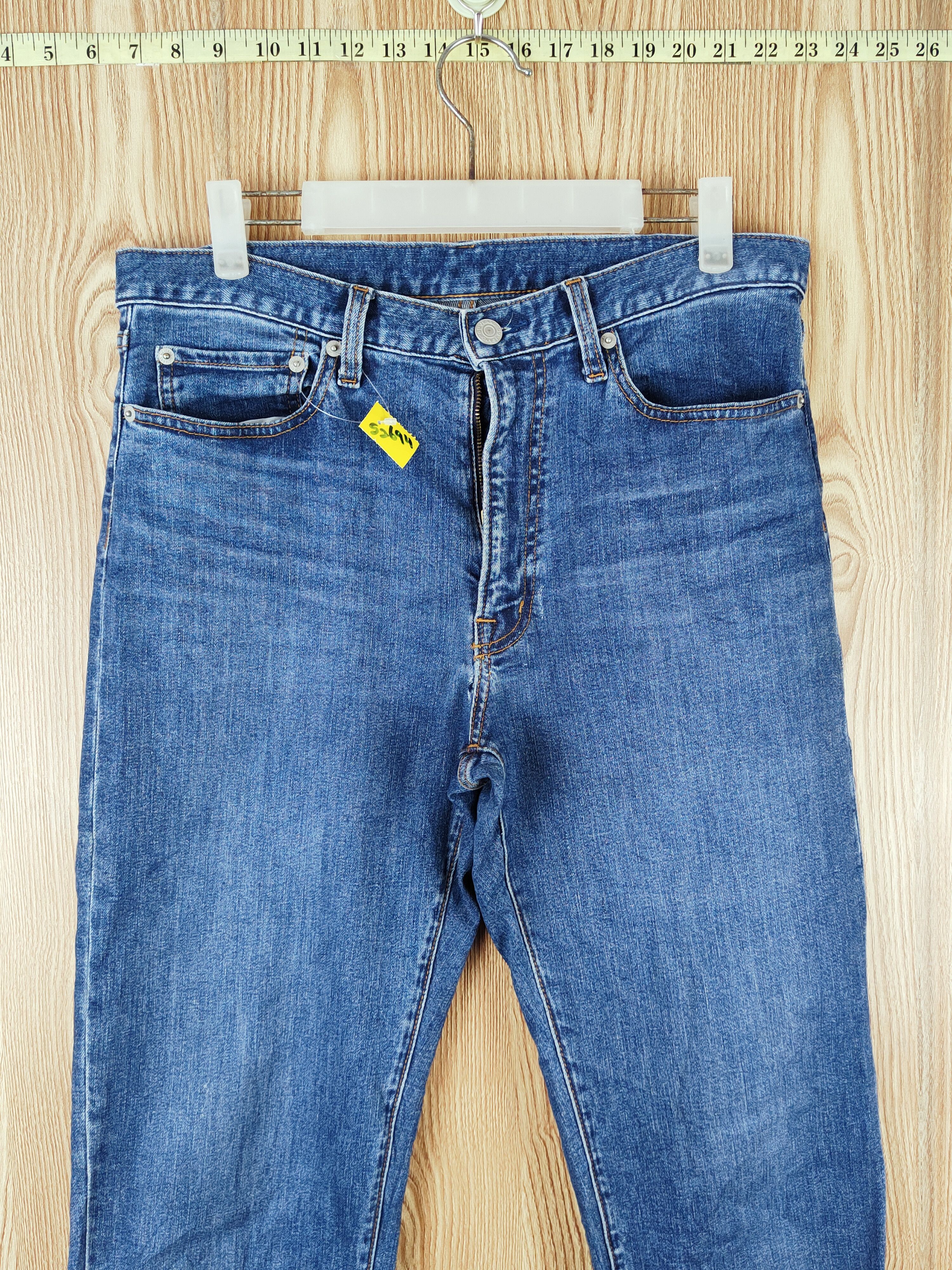 GU GU Blue Distressed Ripped Jeans #S2694 Size US 32 / EU 48 - 2 Thumbnail