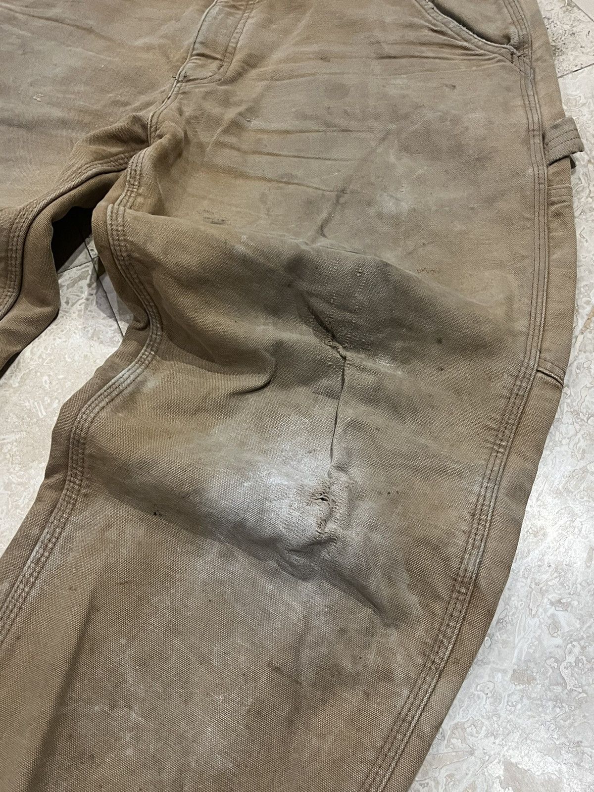 Carhartt Vintage Carhartt B111-BRN Insulated Work Painters Pants Size US 34 / EU 50 - 3 Thumbnail