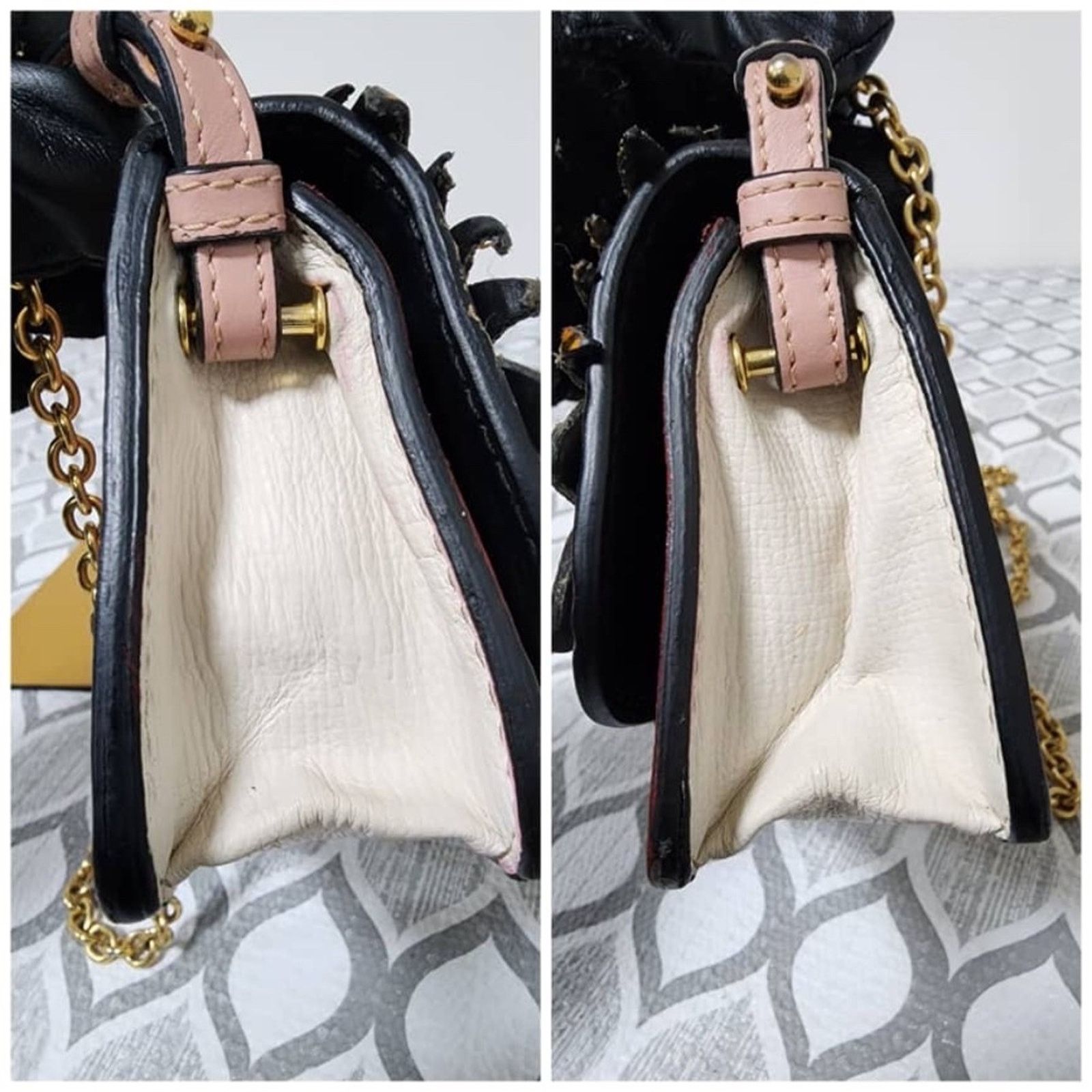 Burberry Auth Burberry Owl Chain-Linked Crossbody Bag Multicolored Size ONE SIZE - 6 Thumbnail
