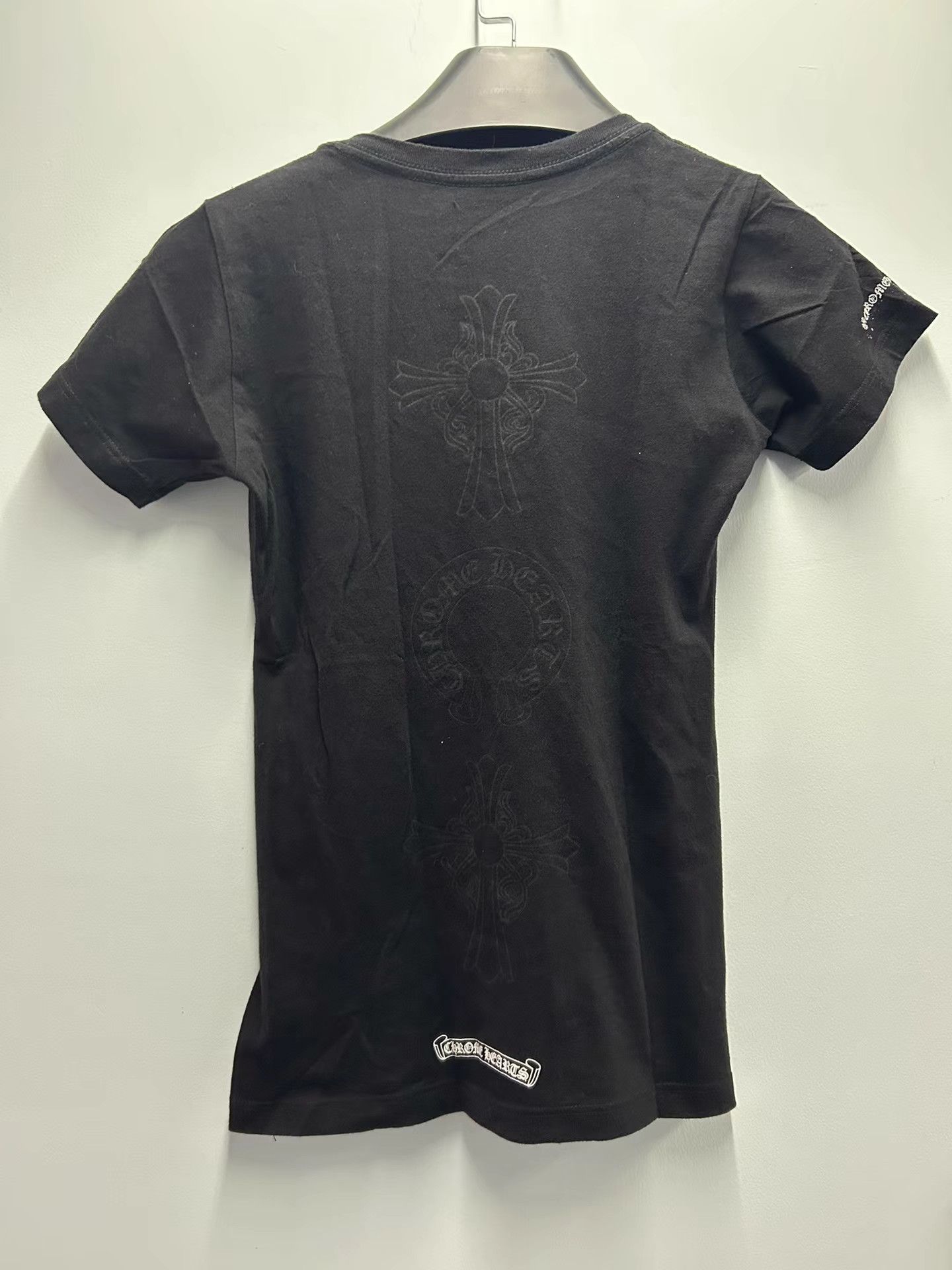Chrome Hearts Chrome Hearts Dark Pattern Cross Short Sleeve Tee Size US XS / EU 42 / 0 - 4 Thumbnail