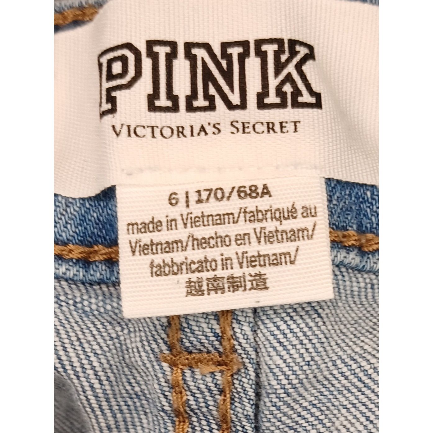 Victoria's Secret Victoria's Secret PINK Denim Shorts Size 6 Size 28" / US 6 / IT 42 - 3 Thumbnail