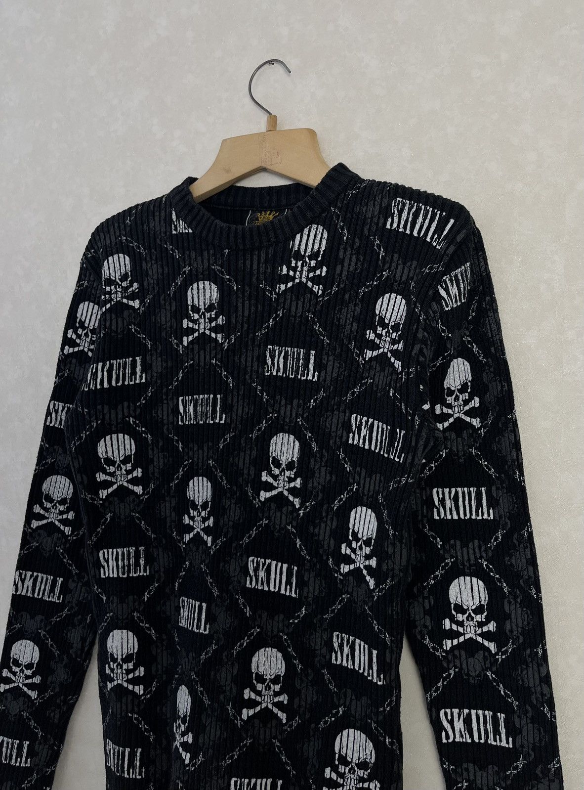 Hysteric Glamour × Undercover Japan Diesel Style Knit Rib Printed Sweater Y2K Size US L / EU 52-54 / 3 - 6 Thumbnail