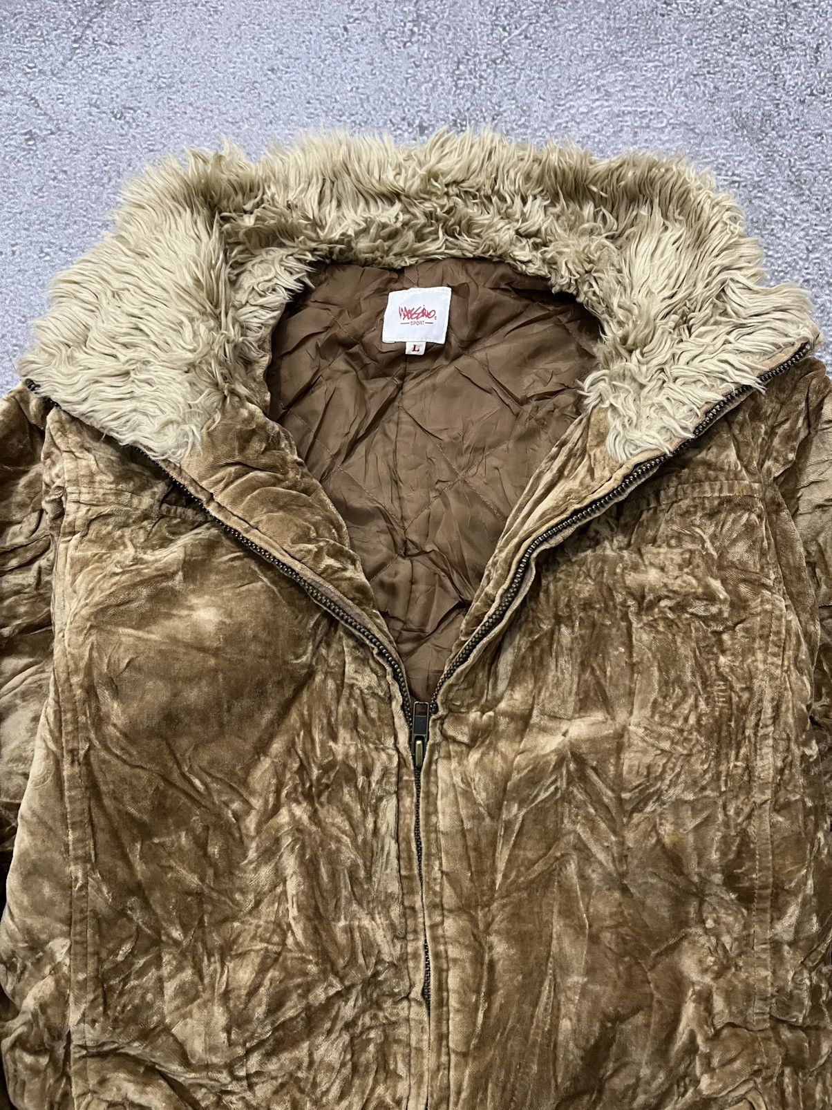 Mossimo 2000s Mossimo Sport Suede Faux Fur Long Jacket Size US M / EU 48-50 / 2 - 4 Thumbnail