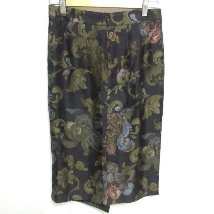 Dries Van Noten DRIES VAN NOTEN Floral silk skirt Size 42" / US 20 - 2 Thumbnail
